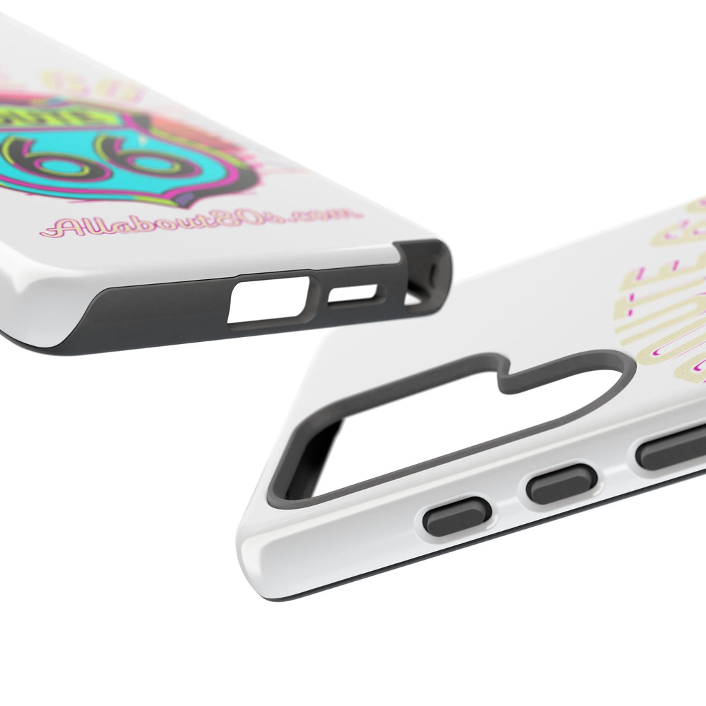 Route 66 Neon Phone Case — Retro Road Trip iPhone Cover