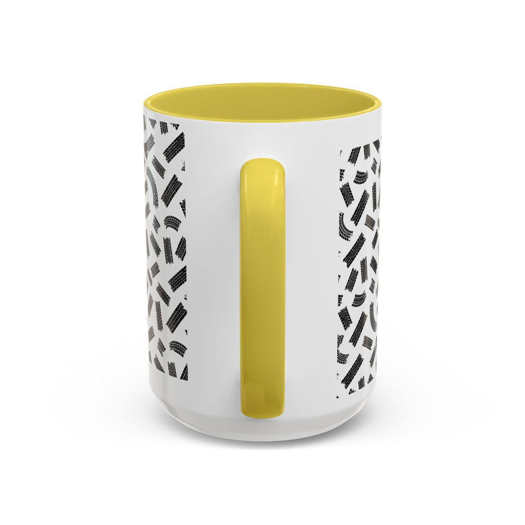 Witch Biker Motorcycle Mug — Retro 80s Neon Witch on Bike Coffee Cup (11oz/15oz)
