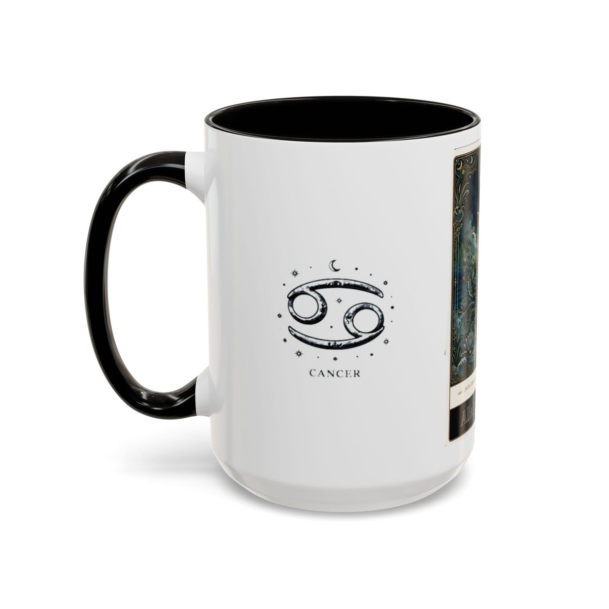 Cancer Zodiac Mug — Minimal Astrological Coffee Cup (11oz/15oz)