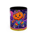80s Retro Pumpkin Mug – Cute Neon Halloween Coffee Cup (11oz/15oz)