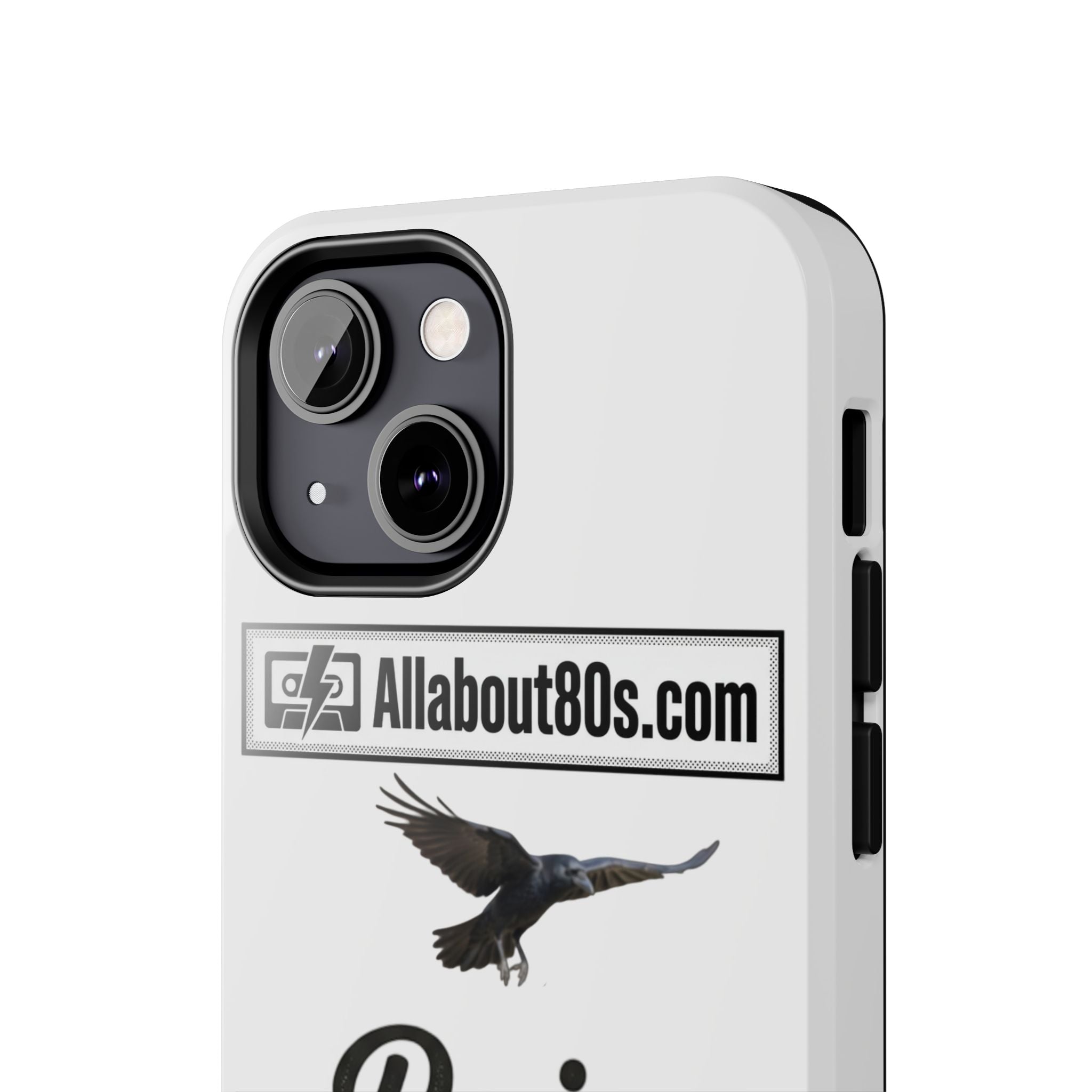 Tough Phone Case — "Rain Fades. Memories Don't" Raven Phone Cover, Protective iPhone Case