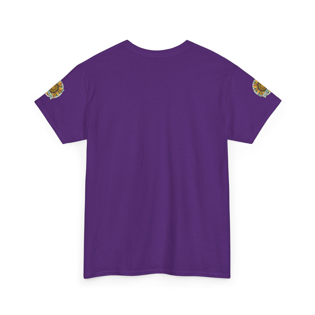 Sunflower Logo T-Shirt — AllAbout80s.com Vintage Floral Tee