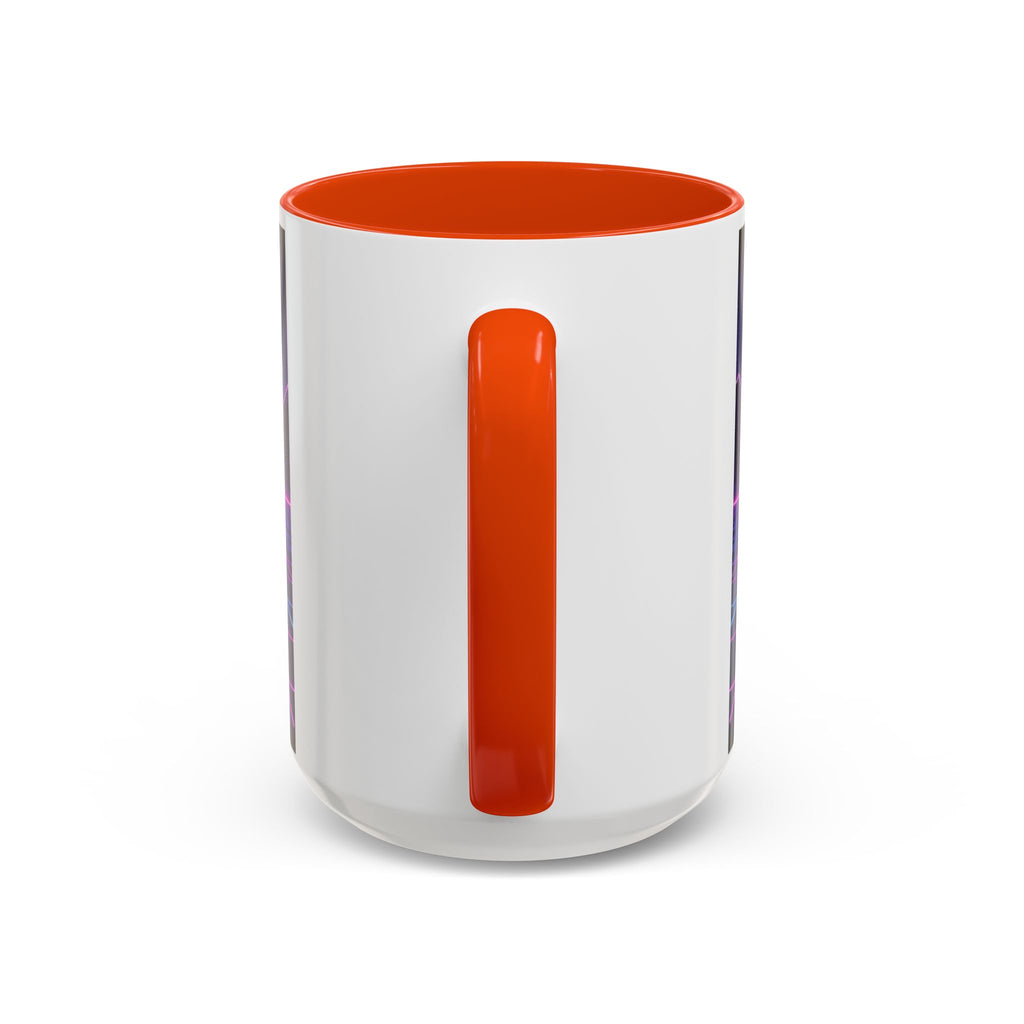 80s Retro Pumpkin Mug – Cute Neon Halloween Coffee Cup (11oz/15oz)