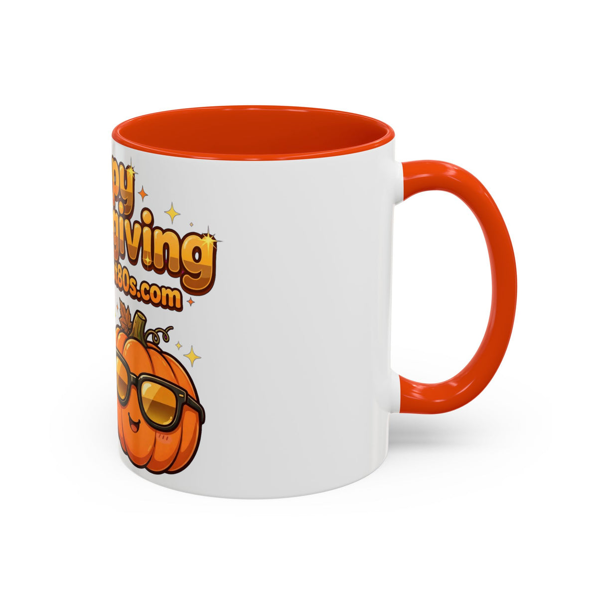 Happy Thanksgiving Pumpkin & Scarecrow Mug – Festive Fall Coffee Cup (11oz, 15oz)