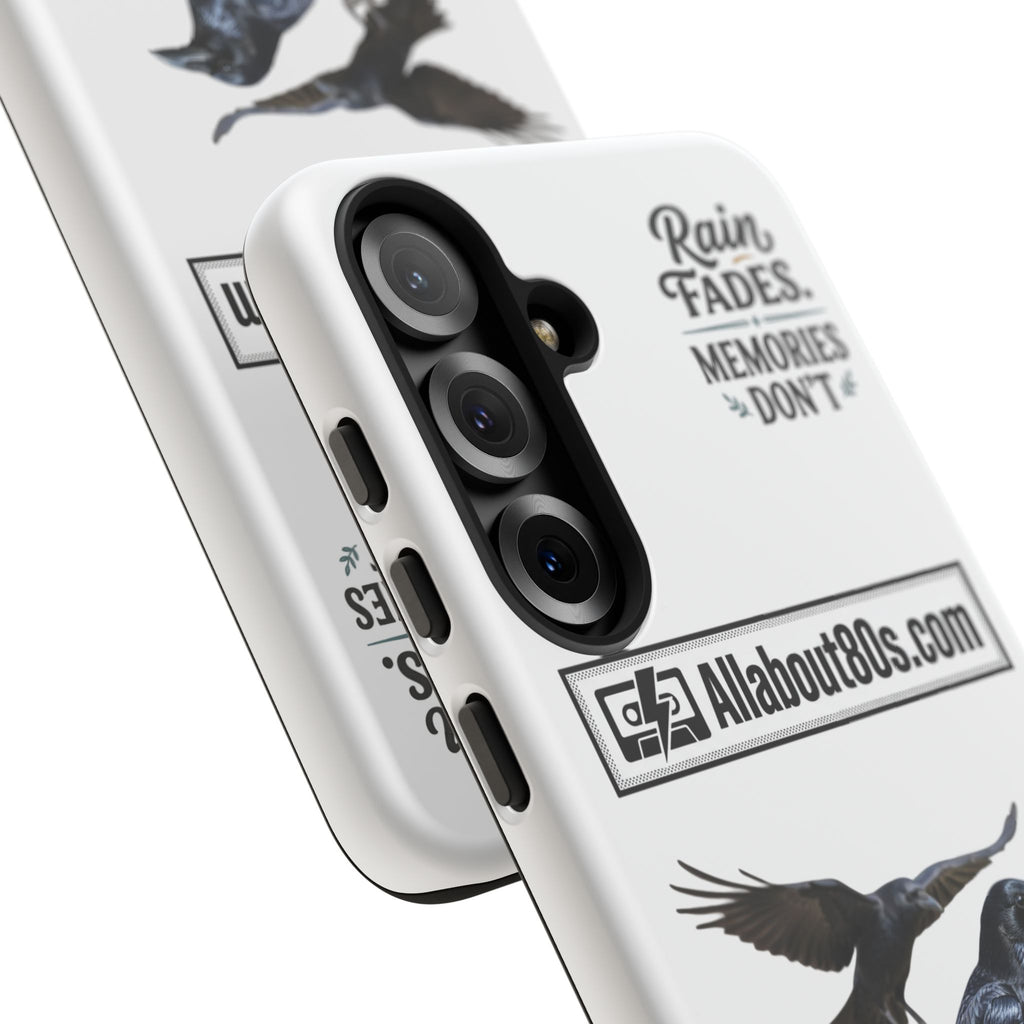 Raven Flight Phone Case — Protective iPhone Case with Black Crow Design