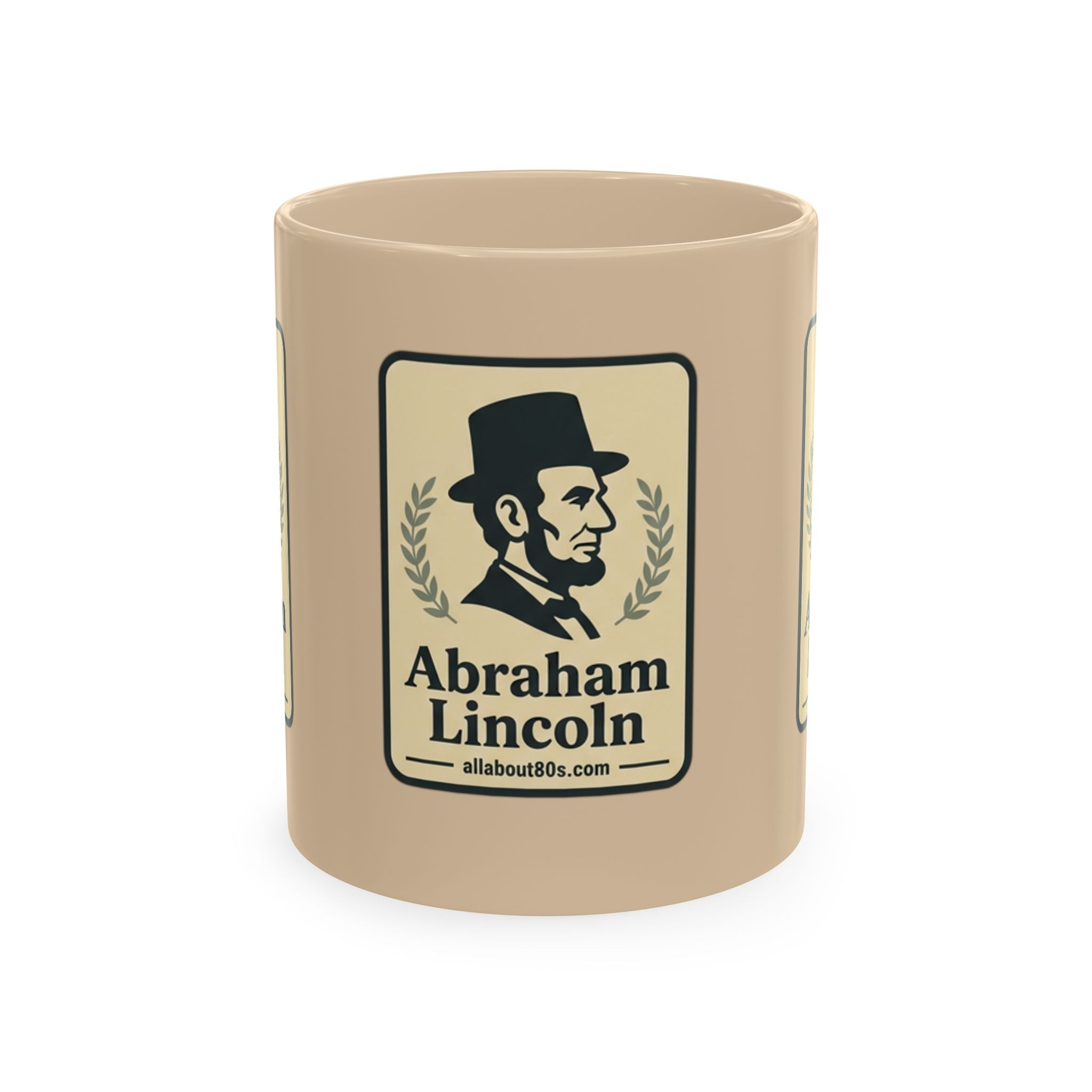 Abraham Lincoln Ceramic Mug – Vintage Portrait Political History Coffee Cup