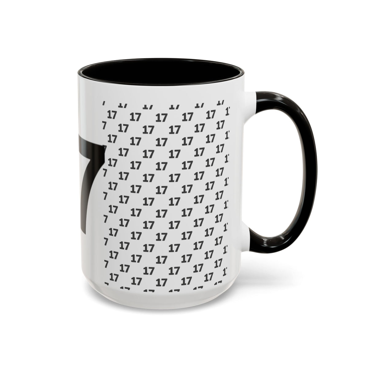 Minimalist Number Pattern Coffee Mug (11oz & 15oz)