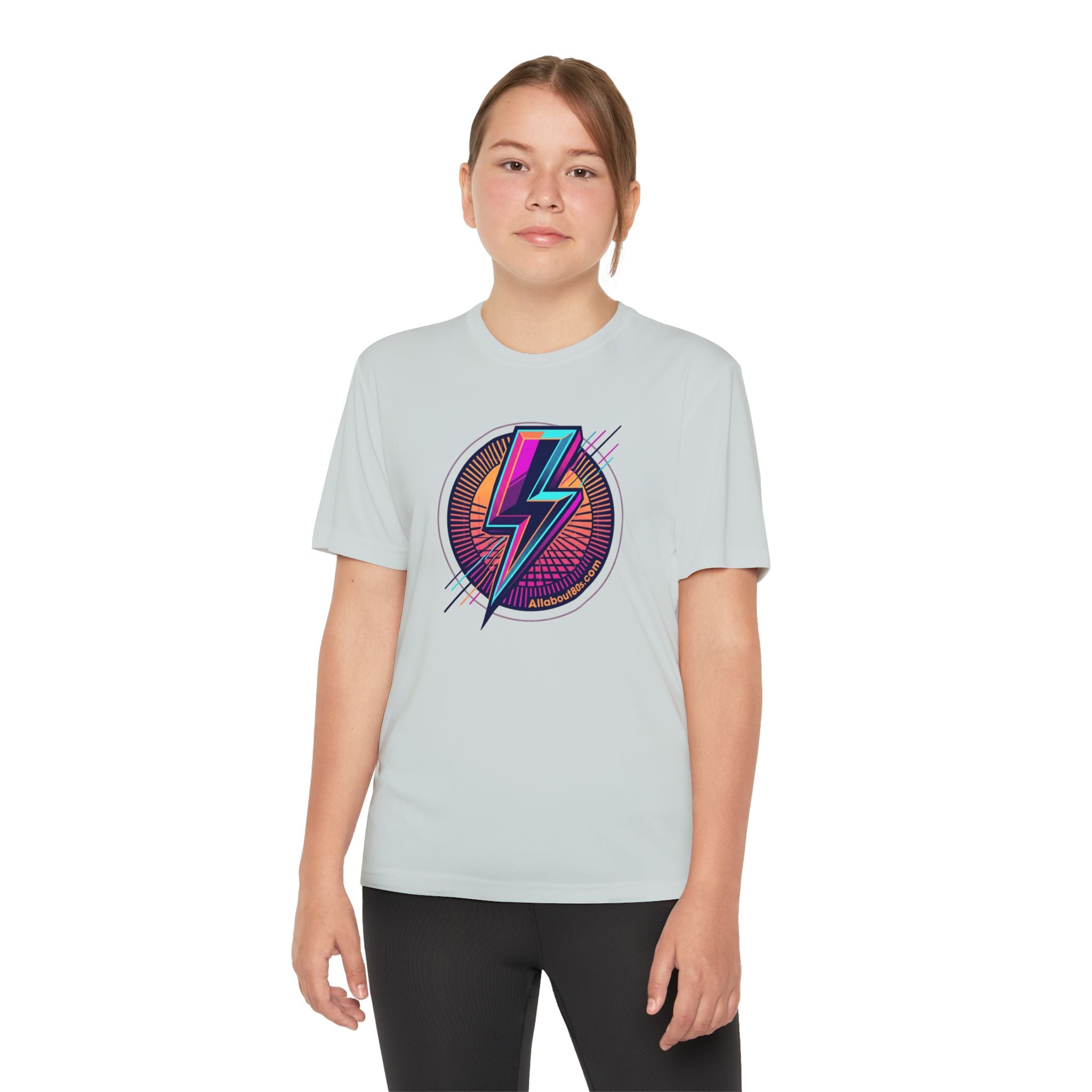 Youth Lightning Bolt Tee – Retro 80s AllAbout80s.com Graphic Shirt