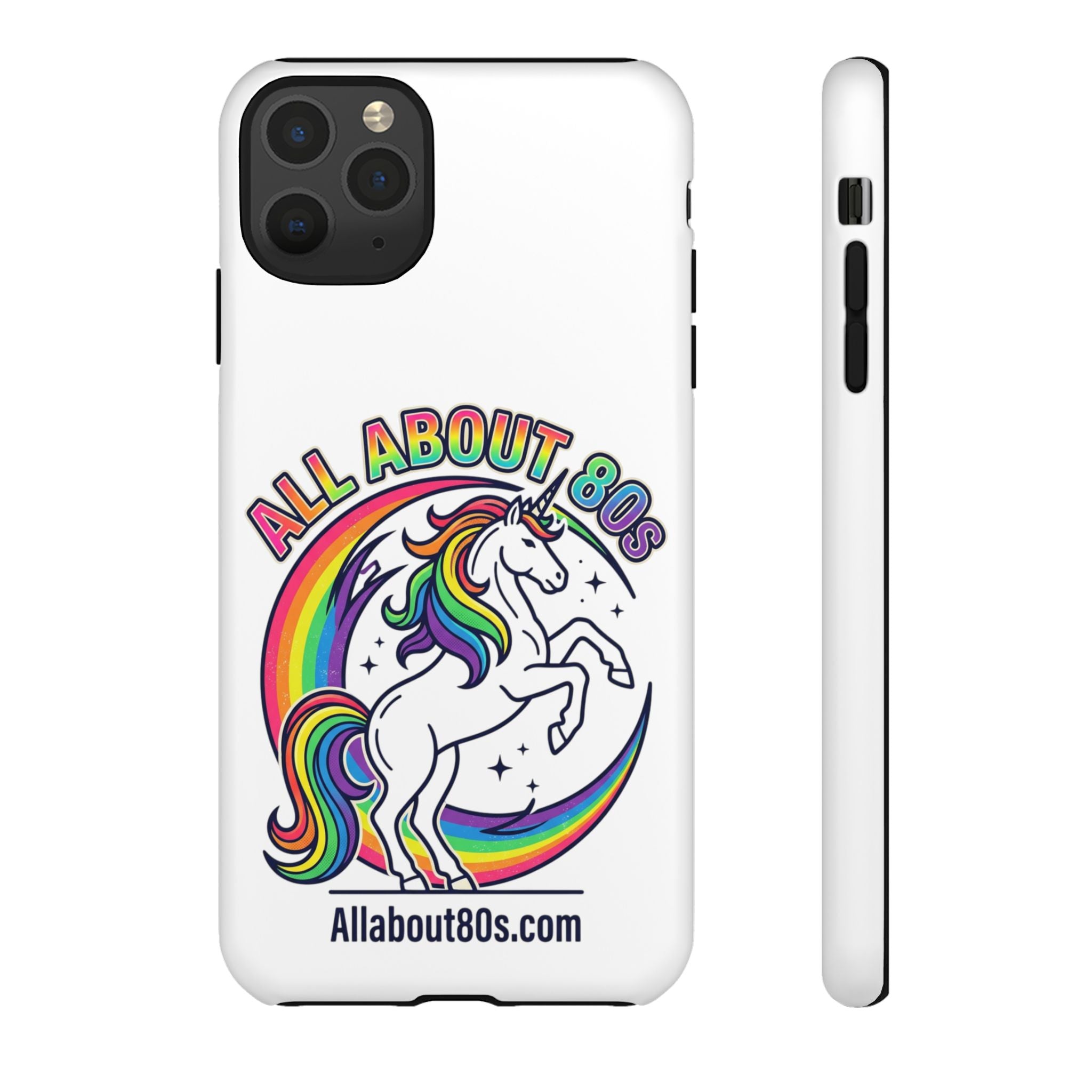All About 80s Rainbow Unicorn Phone Case