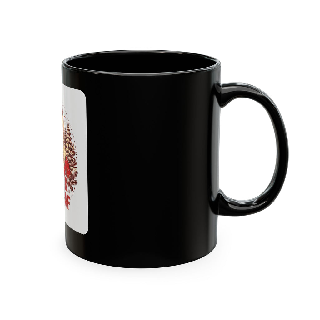 Merry & Bright AF Christmas Santa Ceramic Mug