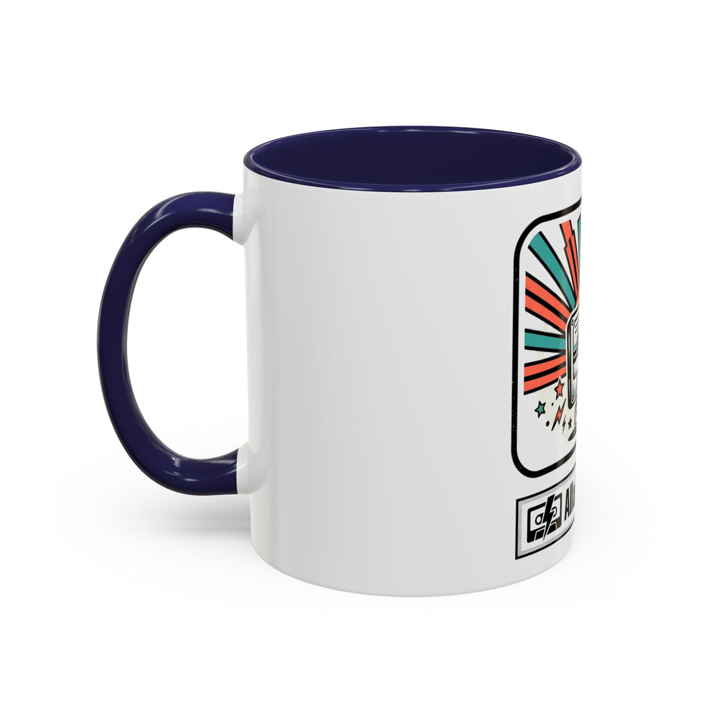 Allabout80s.com Retro Logo Accent Coffee Mug (11/15oz)