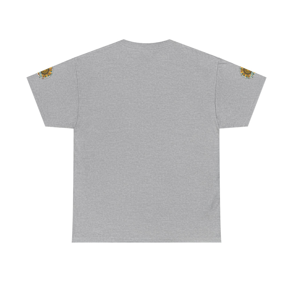 Sunflower Logo T-Shirt — AllAbout80s.com Vintage Floral Tee