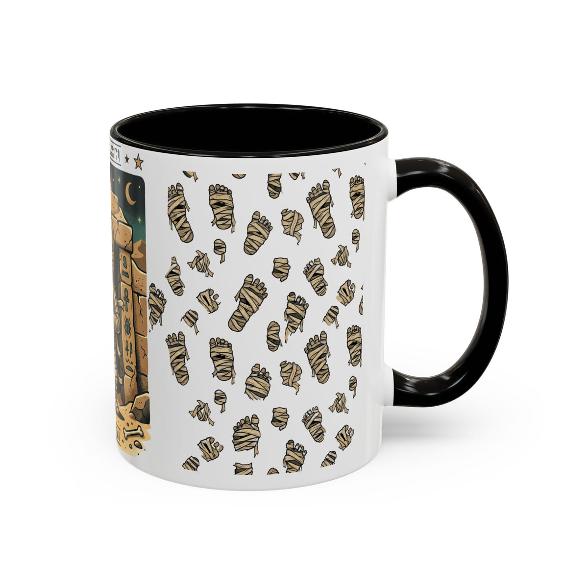Mummy Mug – Cute Cartoon Egyptian Mummy Coffee Cup (11oz & 15oz)