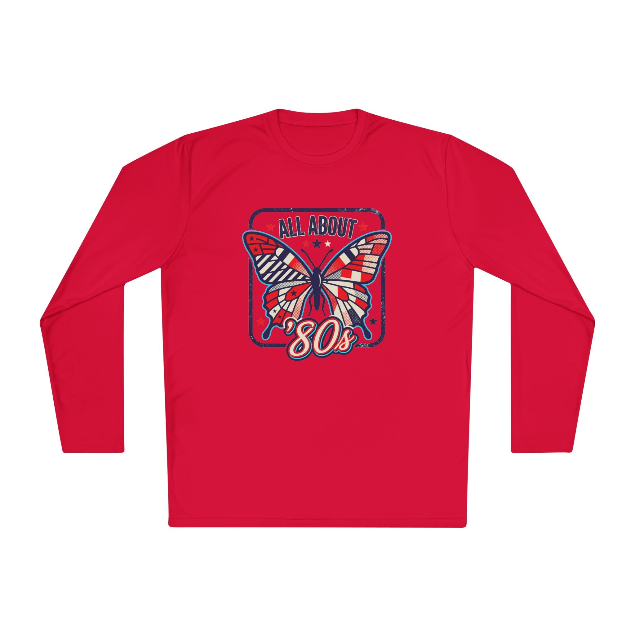 All About '80s Butterfly Long Sleeve Tee