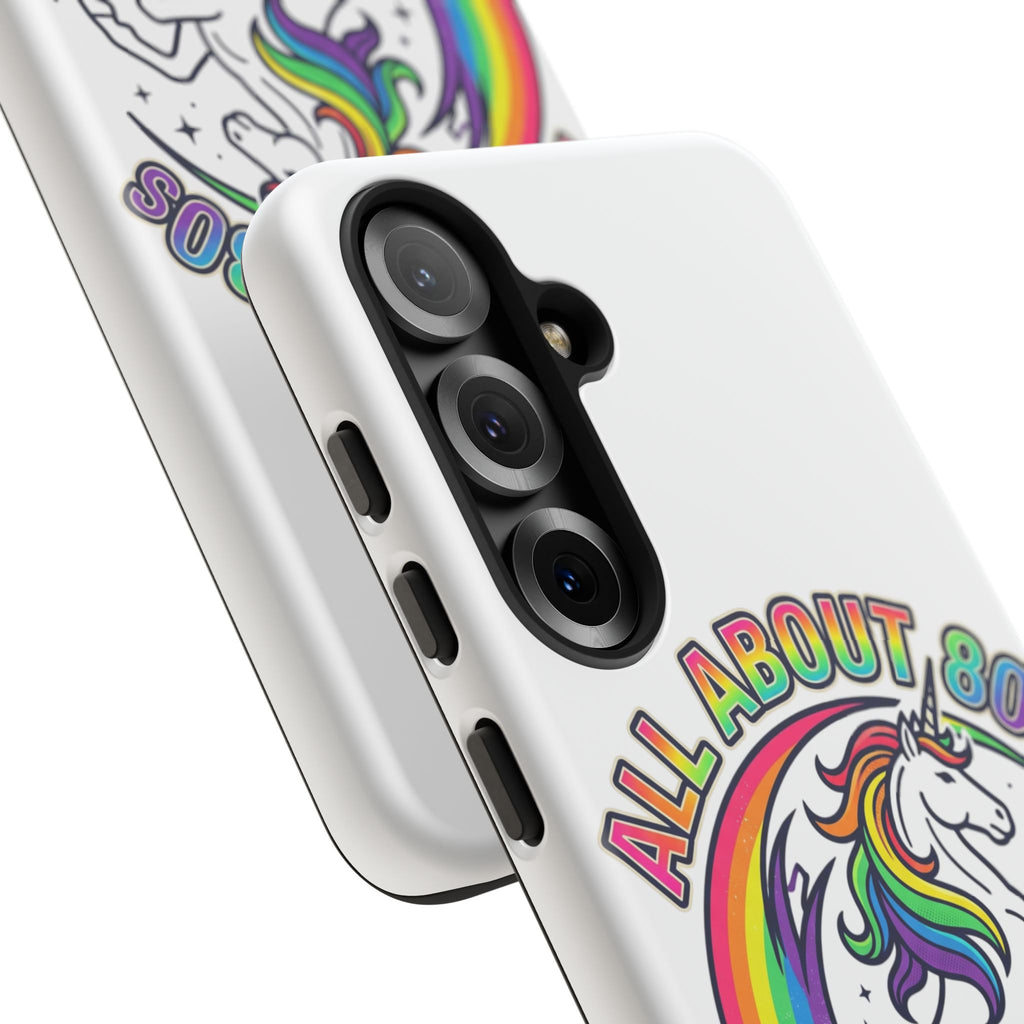 All About 80s Rainbow Unicorn Phone Case