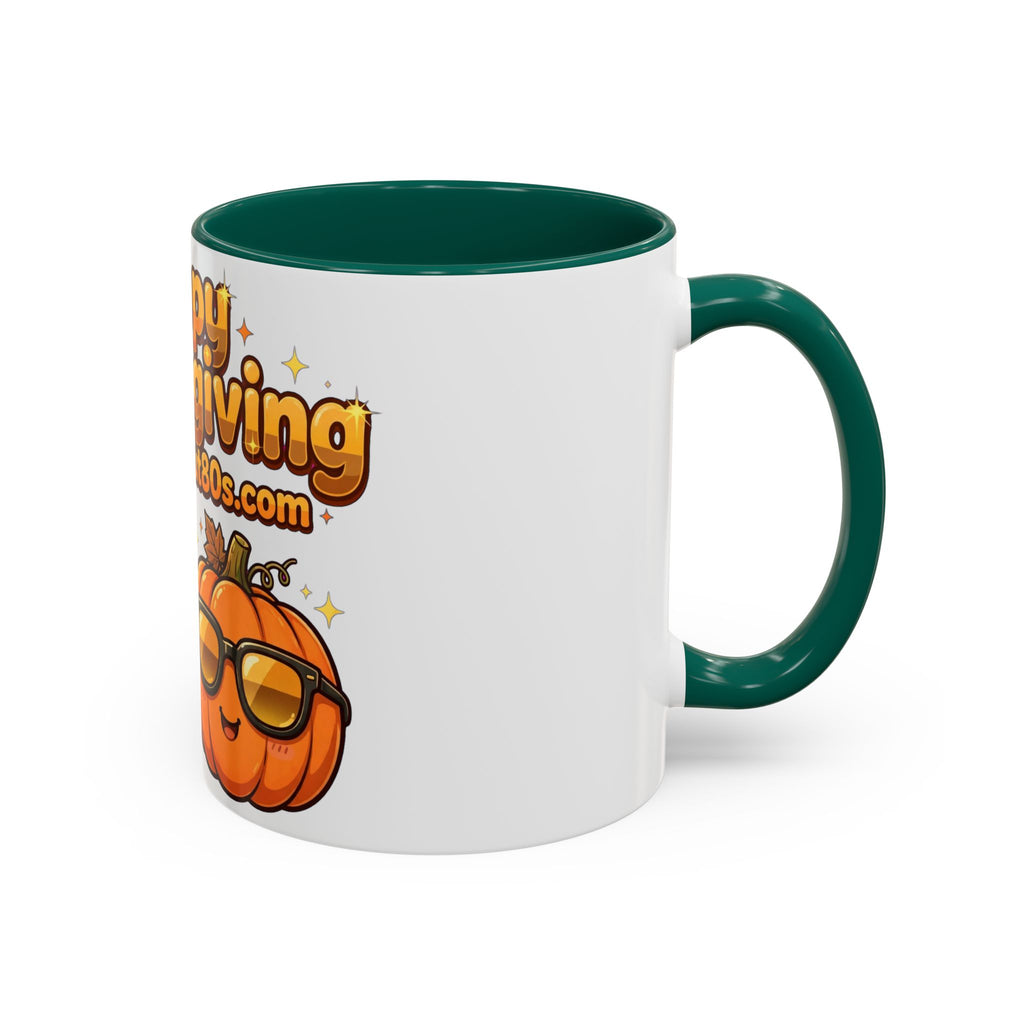 Happy Thanksgiving Pumpkin & Scarecrow Mug – Festive Fall Coffee Cup (11oz, 15oz)