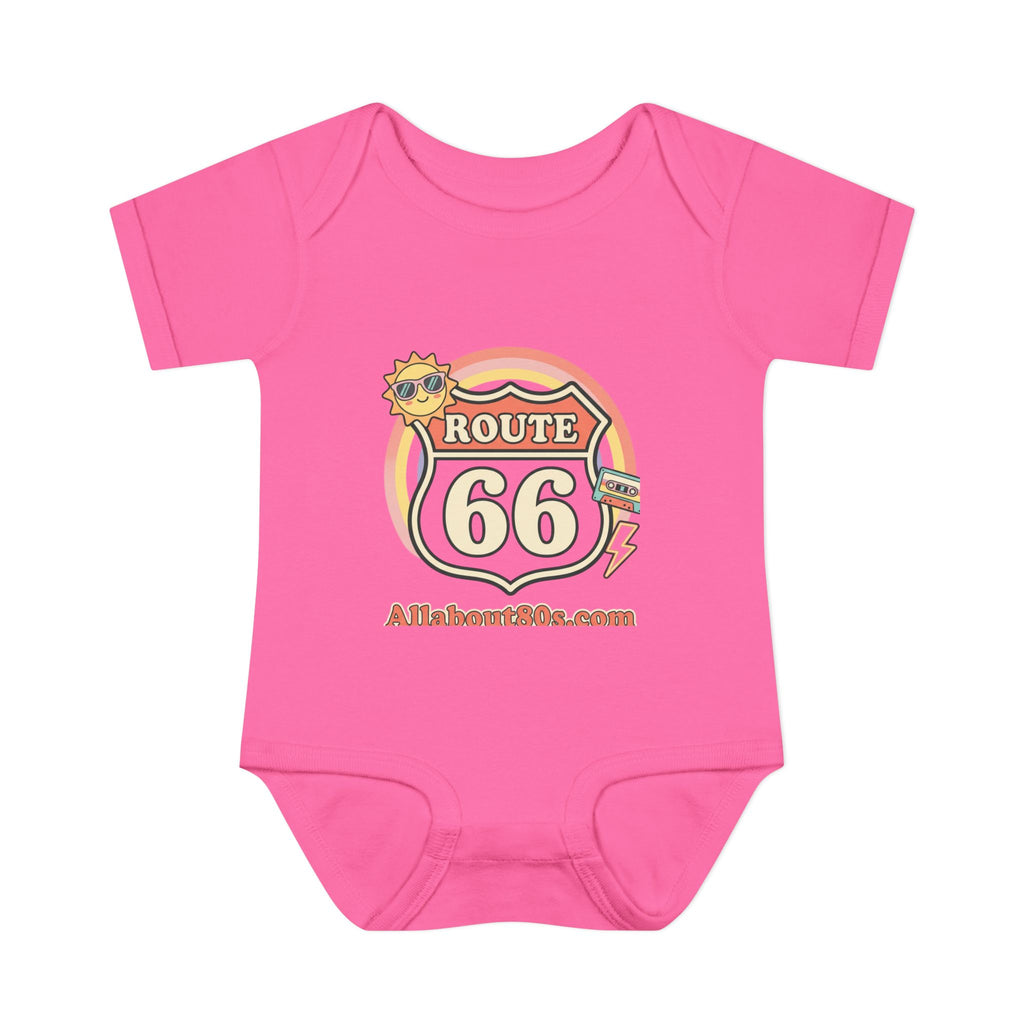 Route 66 Baby Bodysuit – Retro Travel Infant Onesie