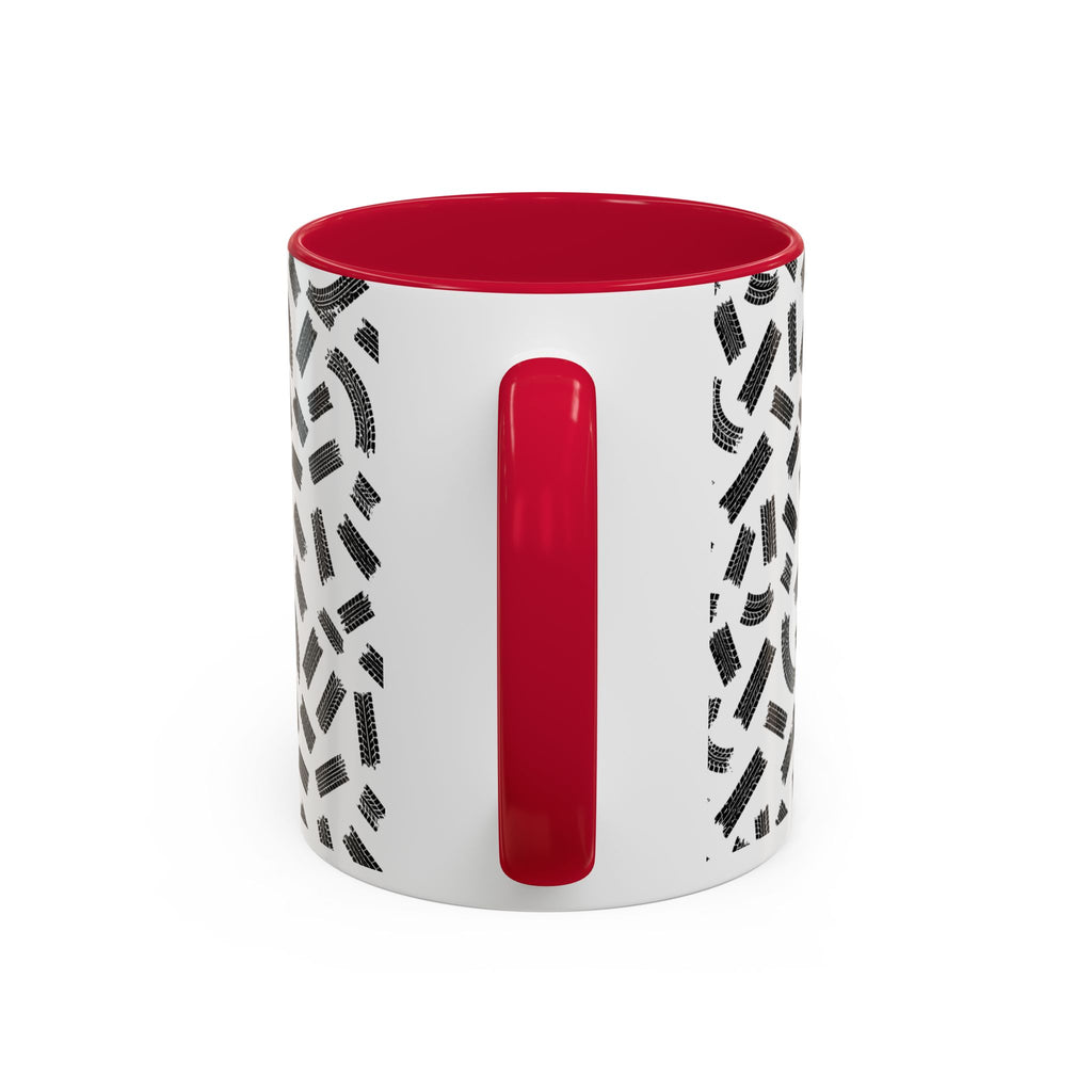 Witch Motorcycle Mug — Red-Haired Biker Witch Ceramic Coffee Cup