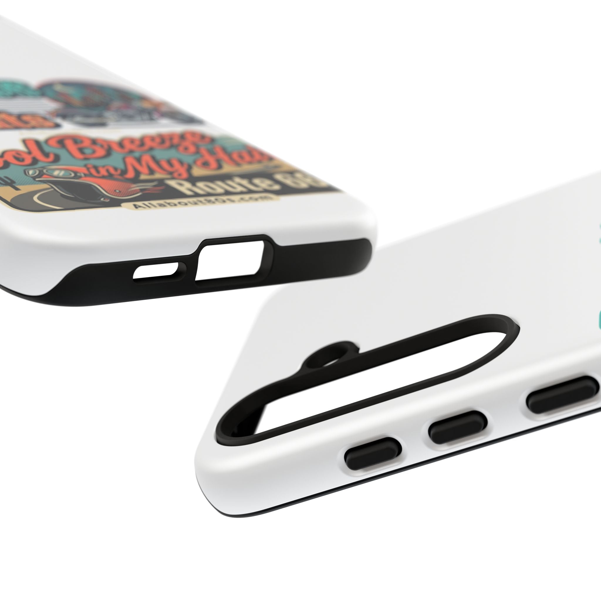 Phone Case — Route 66 City Nights Motorcycle Design