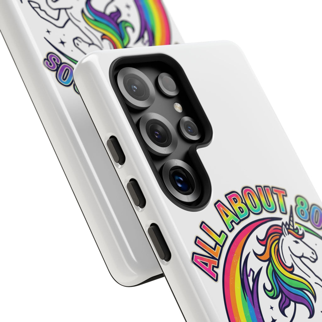 All About 80s Rainbow Unicorn Phone Case