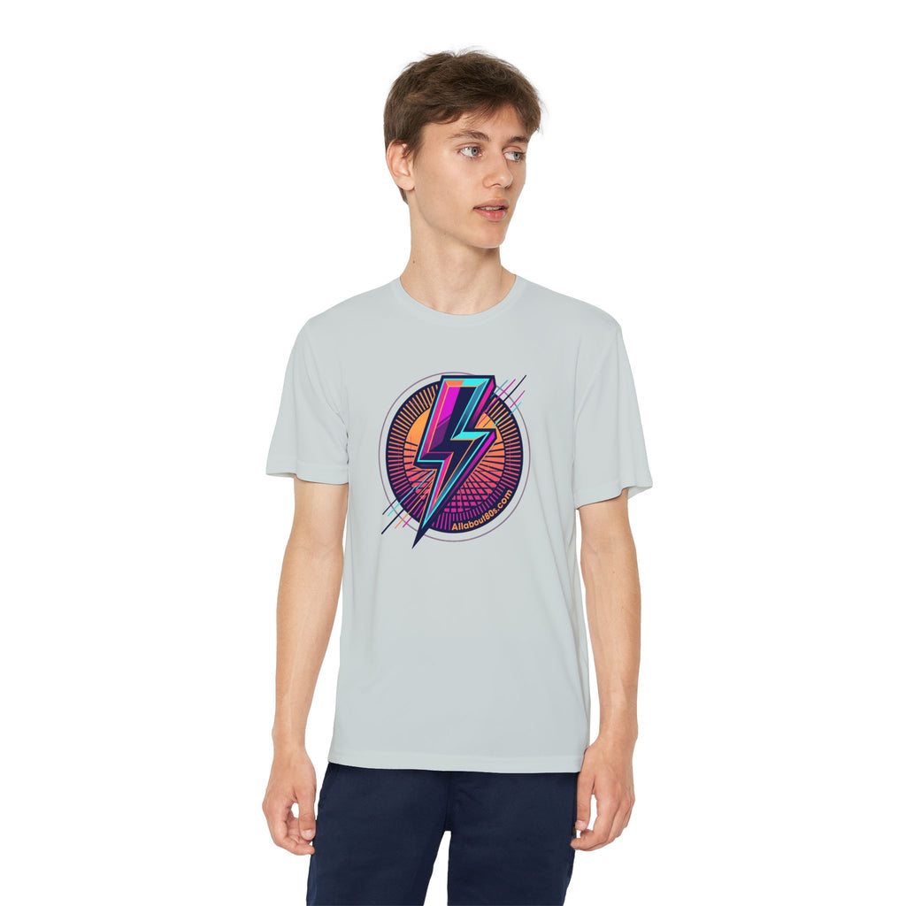 Youth Lightning Bolt Tee – Retro 80s AllAbout80s.com Graphic Shirt