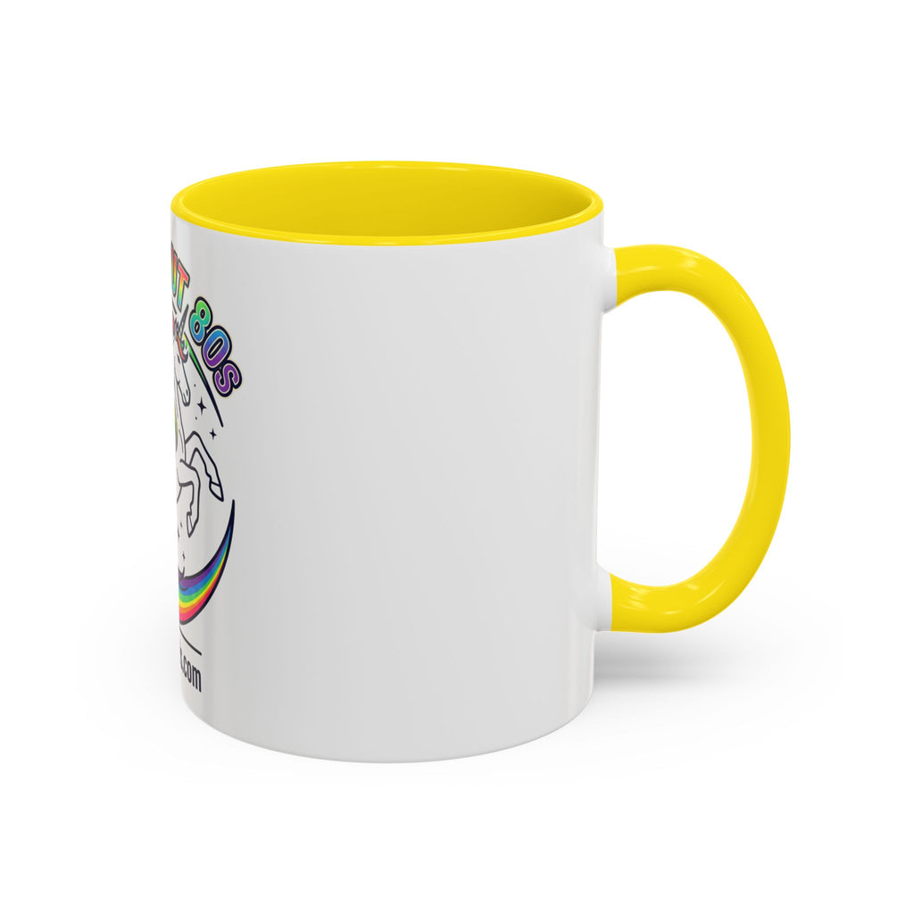 All About 80s Unicorn Rainbow Coffee Mug (11/15oz)