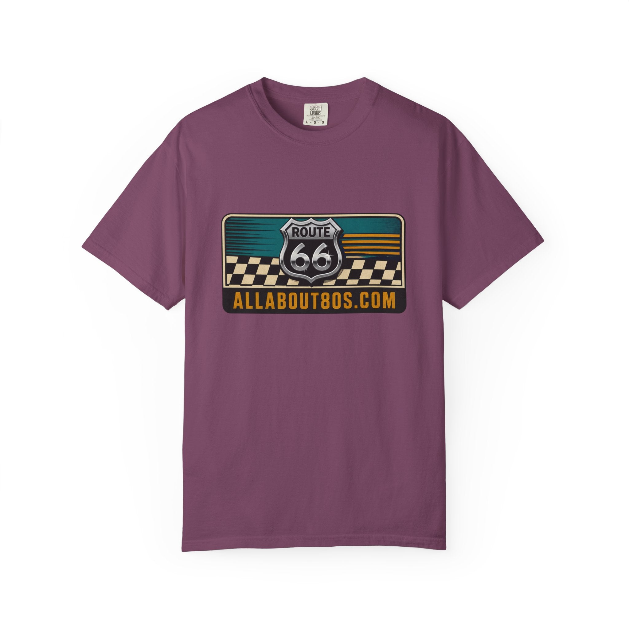 Route 66 Vintage Logo T-Shirt — AllAbout80s.com Graphic Tee