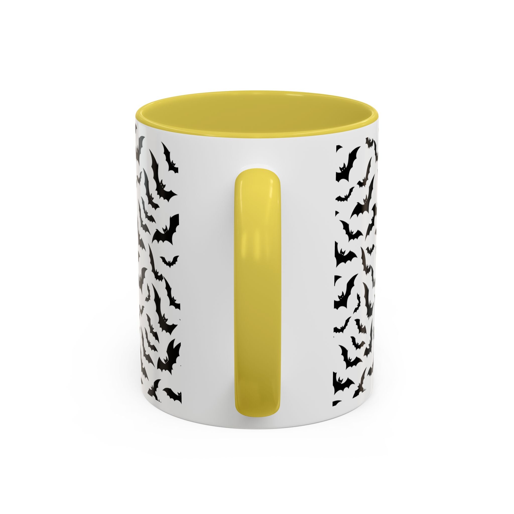 Vampire Dracula Bat Pattern Coffee Mug – Gothic Halloween 11oz/15oz