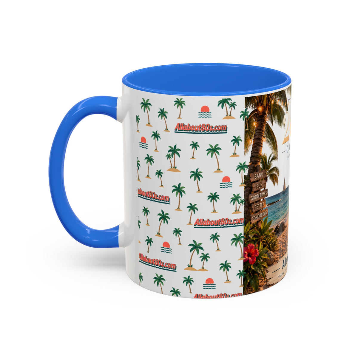 2025 Beach Sunset Calendar Mug
