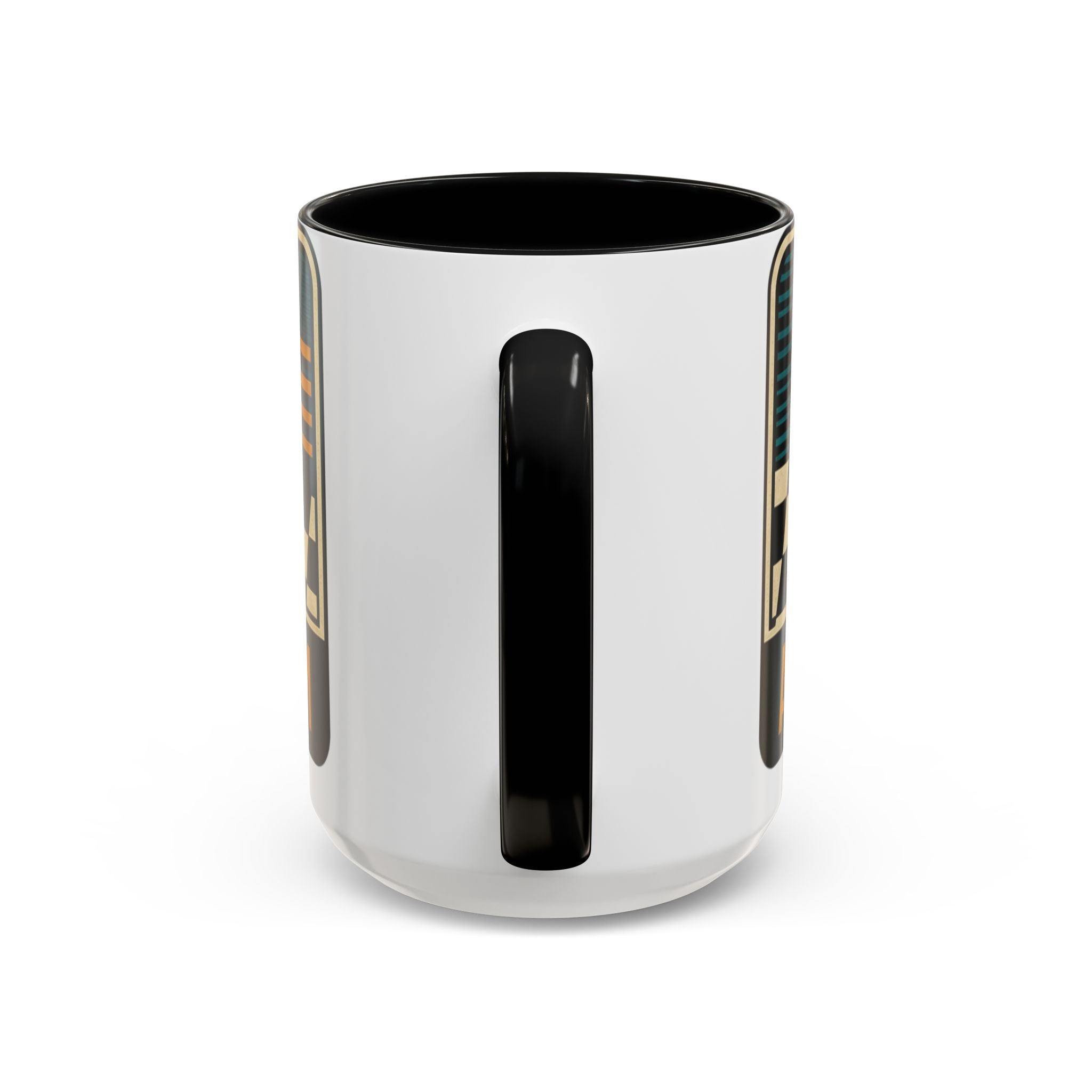 Route 66 Retro Checkerboard Coffee Mug — Vintage Road Trip 11/15oz Accent Mug