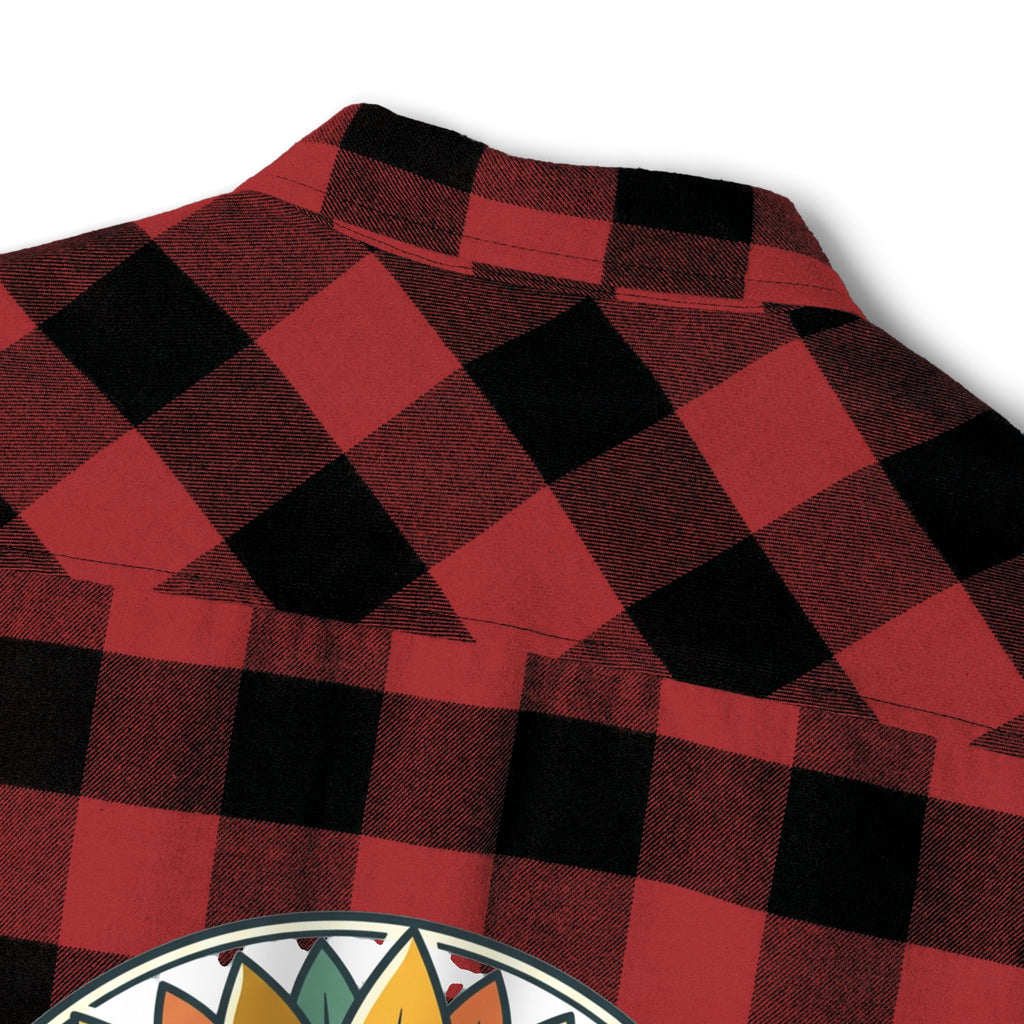 Black & White Buffalo Plaid Flannel Shirt