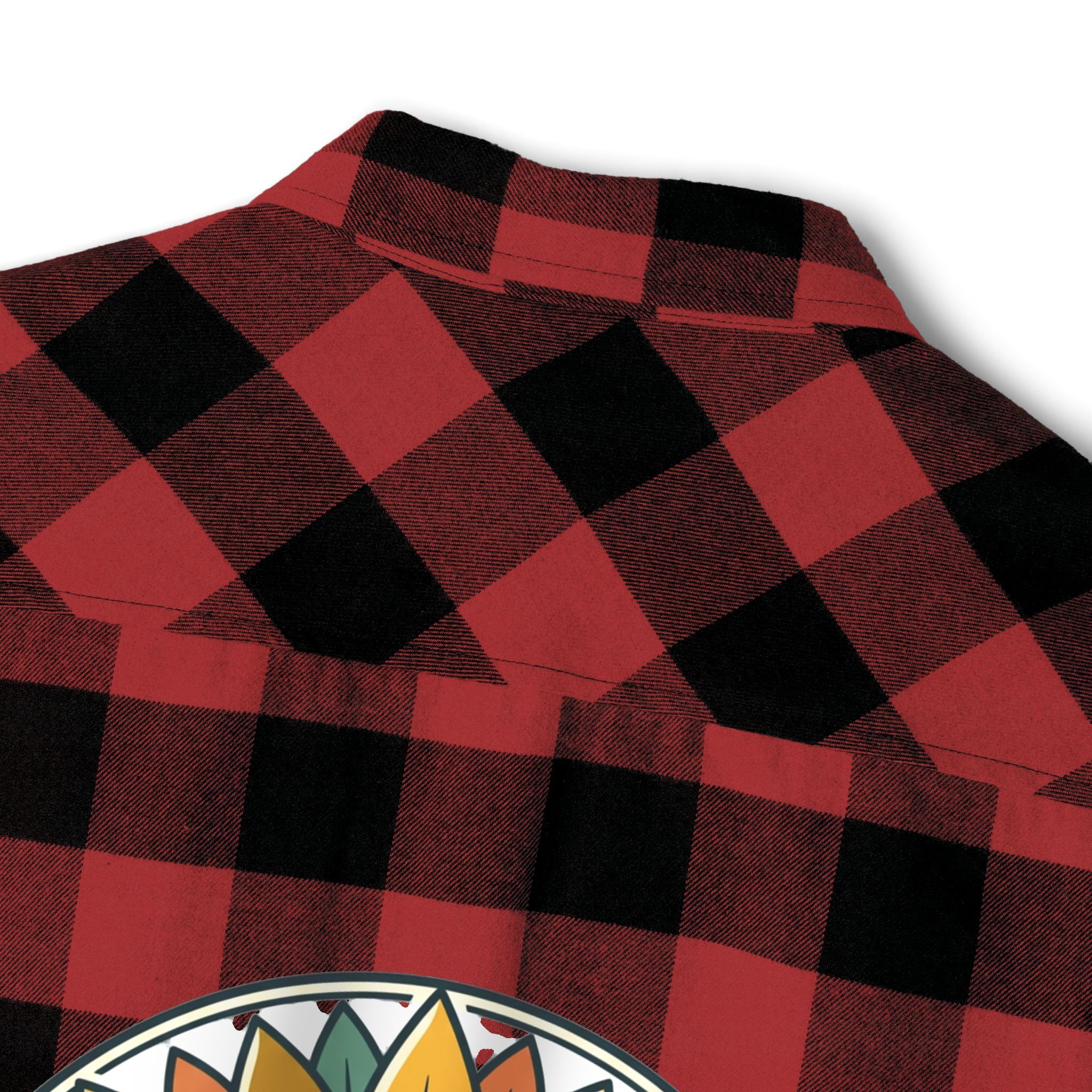 Black & White Buffalo Plaid Flannel Shirt