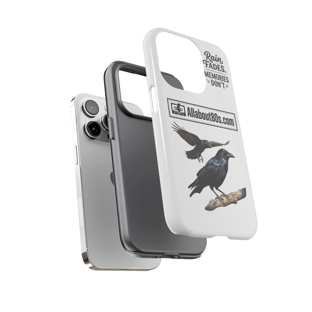 Raven Flight Phone Case — Protective iPhone Case with Black Crow Design