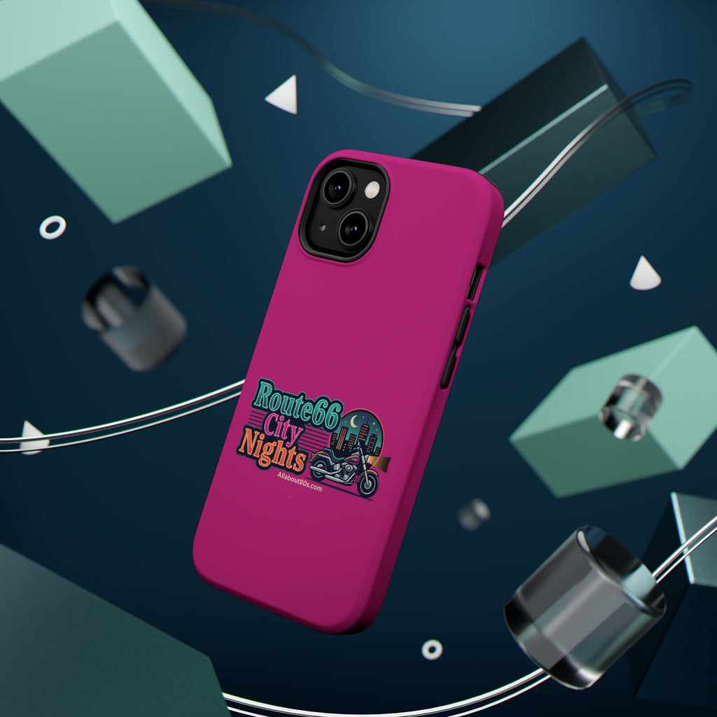Phone Case — 'Route 66 City Nights' Magnetic Impact-Resistant Case