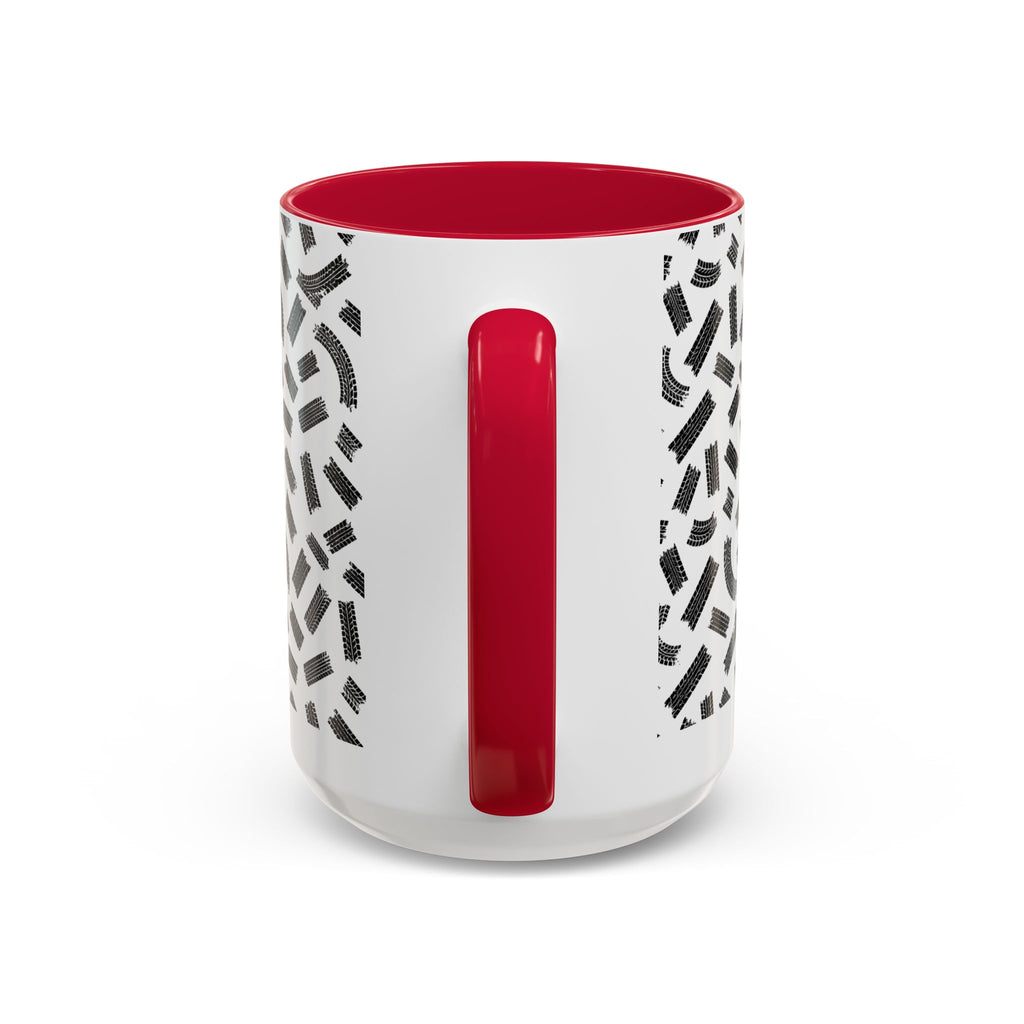 Witch Motorcycle Mug — Red-Haired Biker Witch Ceramic Coffee Cup