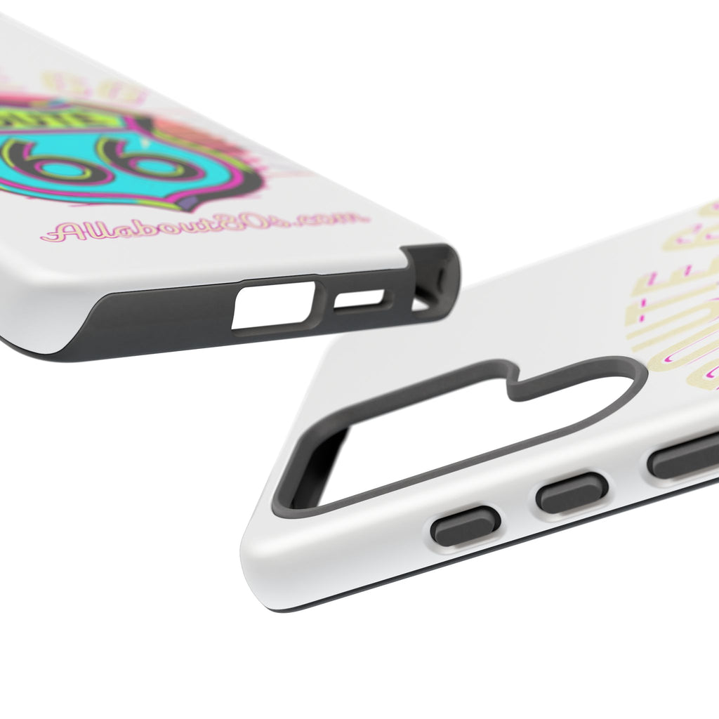Route 66 Neon Phone Case — Retro Road Trip iPhone Cover
