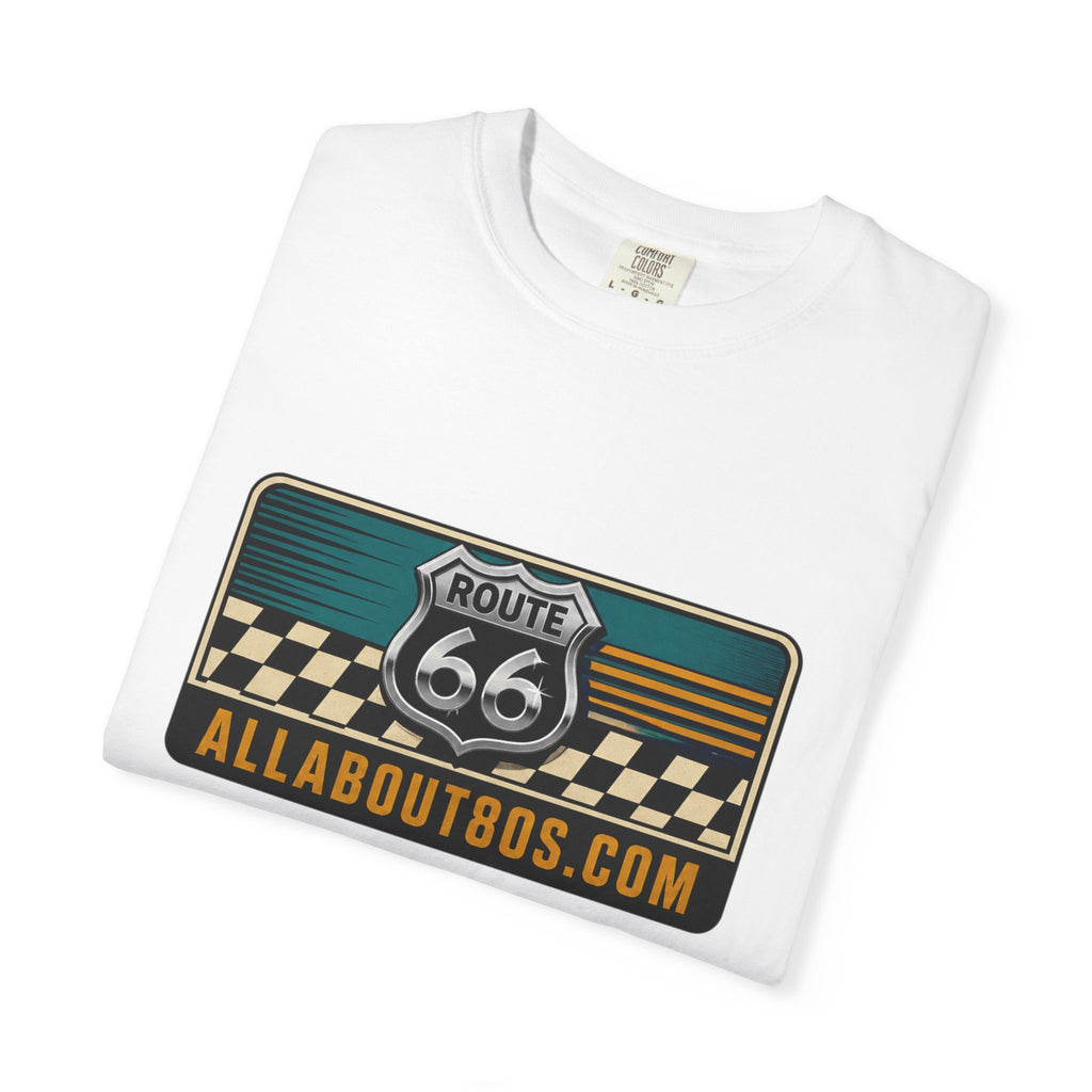 Route 66 Vintage Logo T-Shirt — AllAbout80s.com Graphic Tee