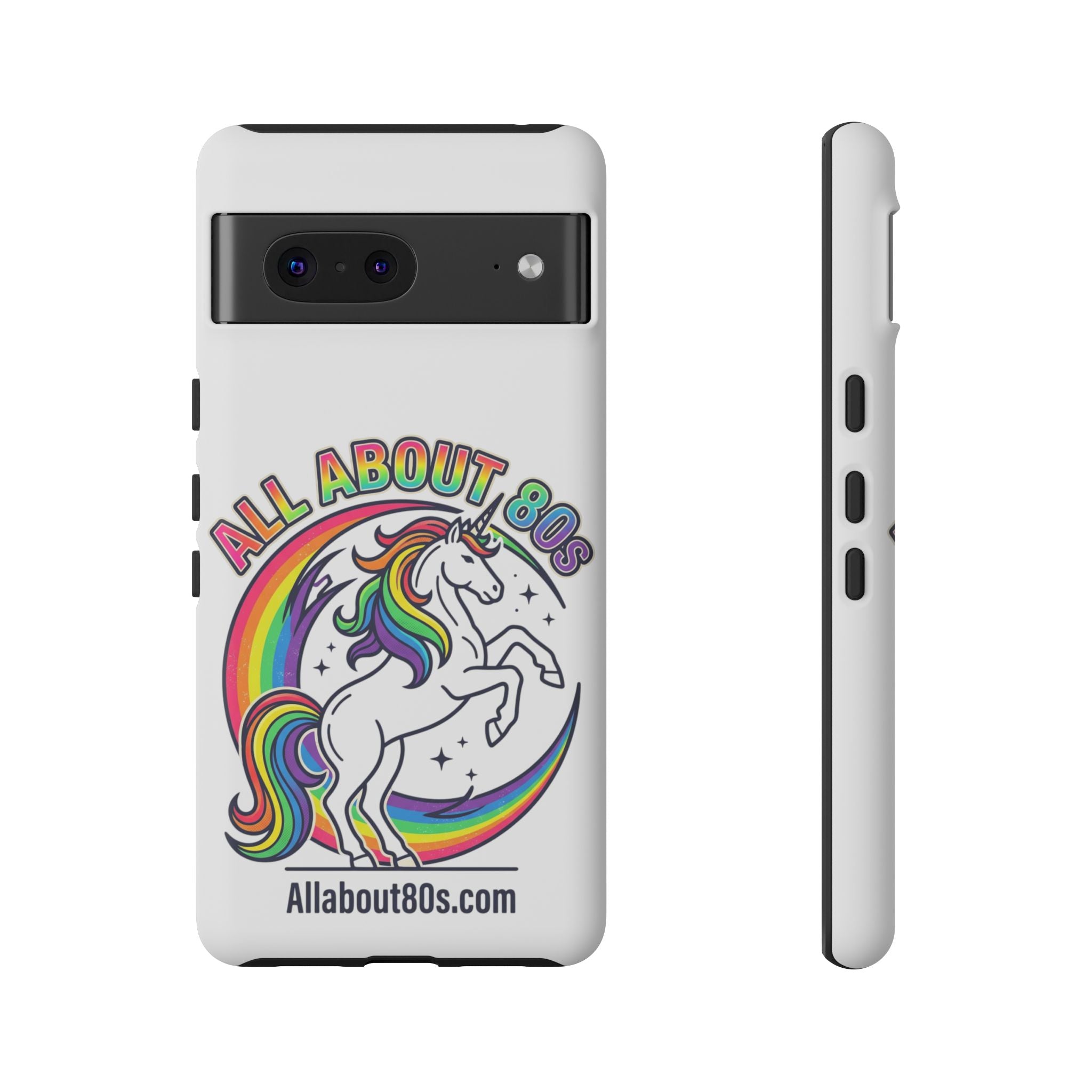 All About 80s Rainbow Unicorn Phone Case