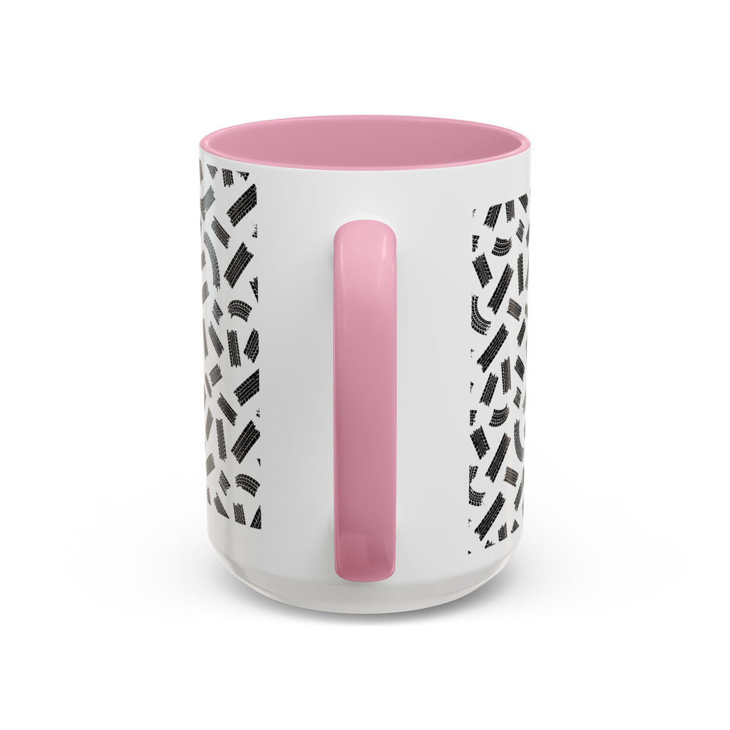 Witch Biker Motorcycle Mug — Retro 80s Neon Witch on Bike Coffee Cup (11oz/15oz)