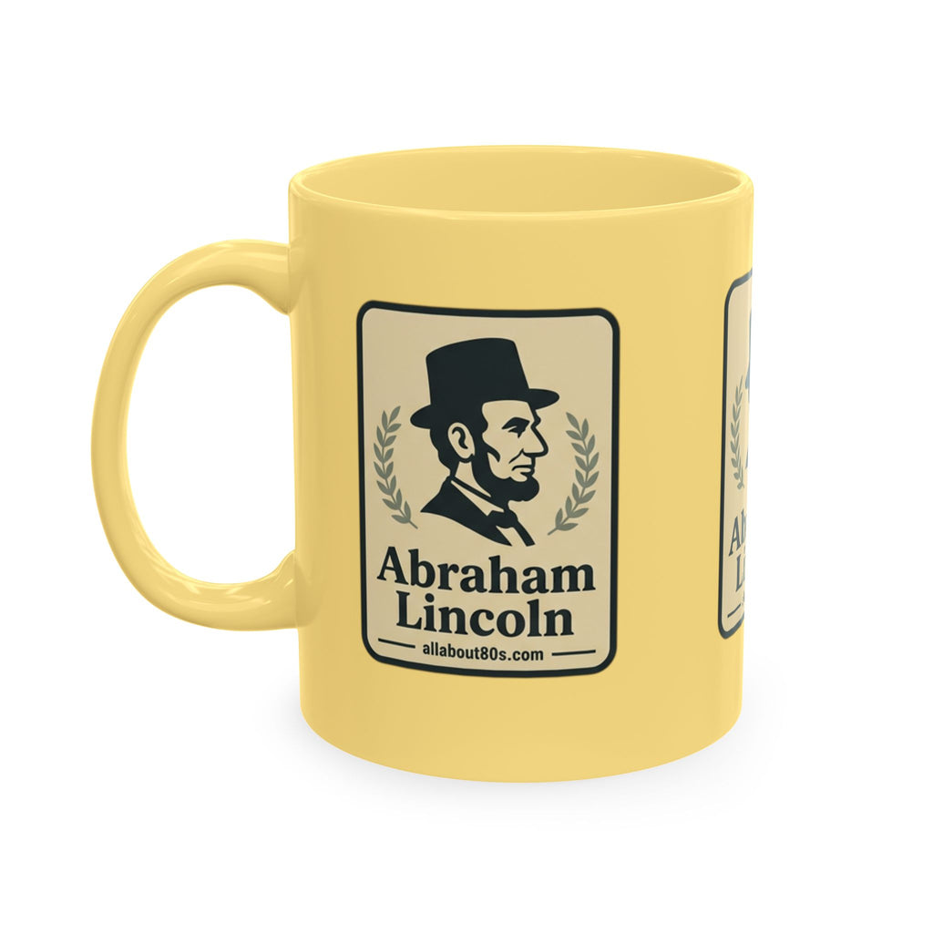 Abraham Lincoln Ceramic Mug – Vintage Portrait Political History Coffee Cup