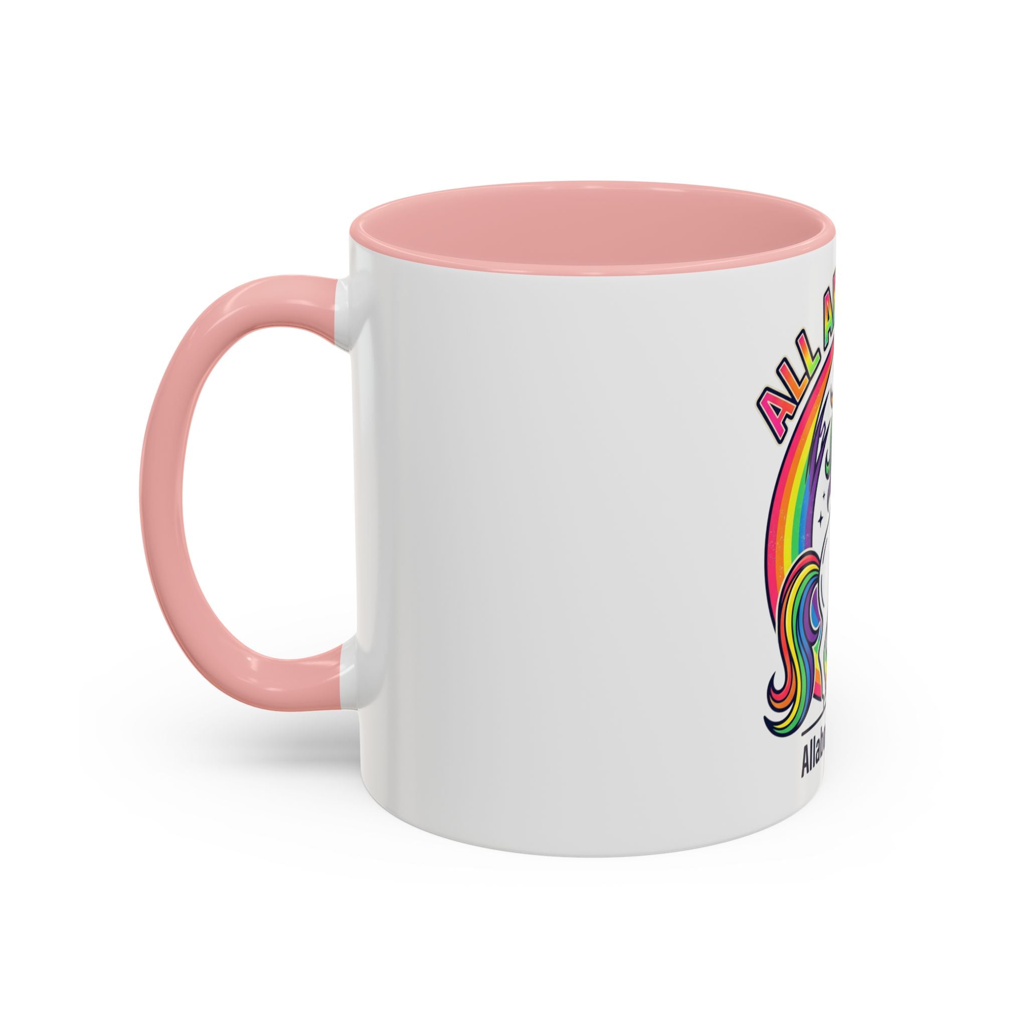 All About 80s Unicorn Rainbow Coffee Mug (11/15oz)