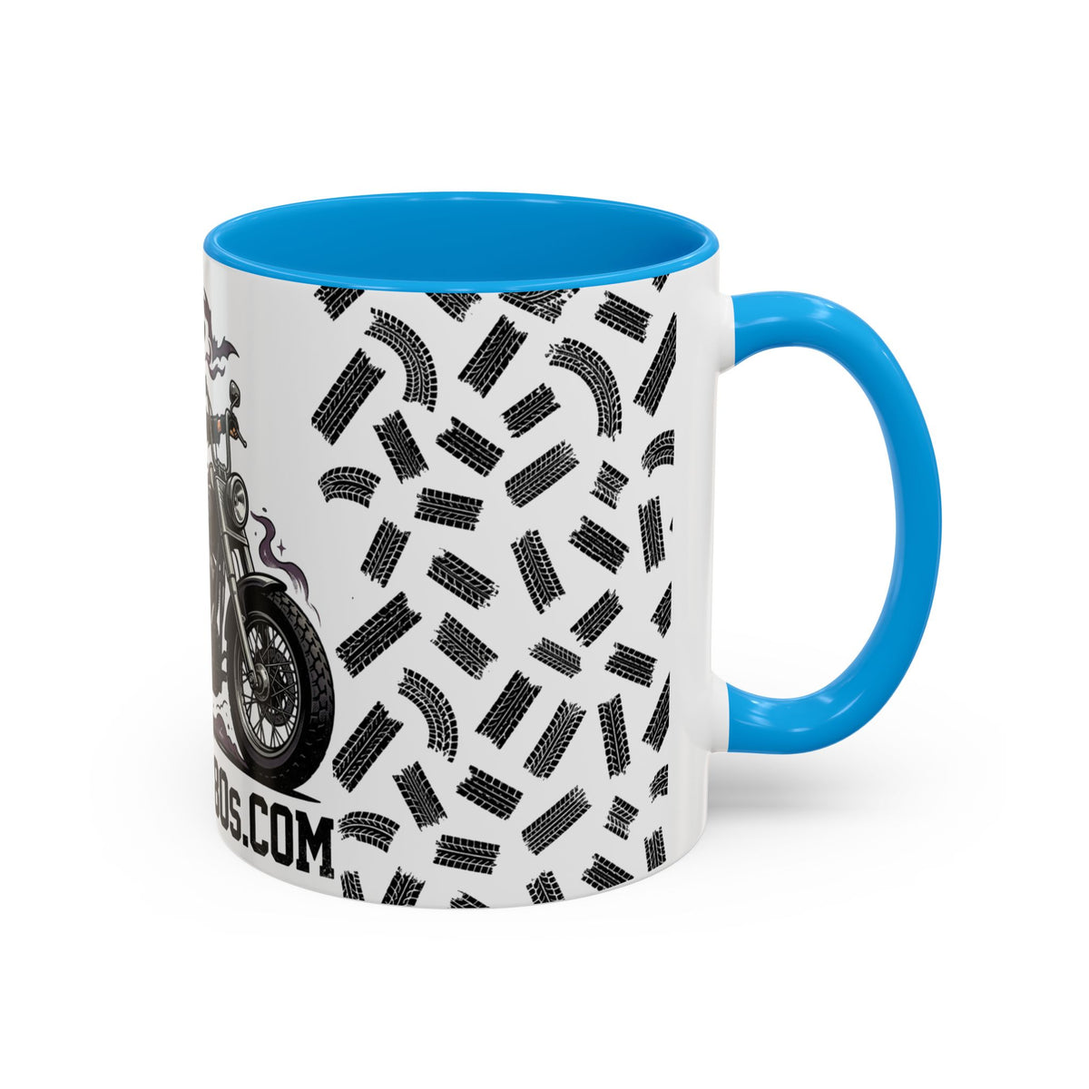 Witch Biker Mug – Motorcycle Witch Coffee Cup (11oz/15oz)