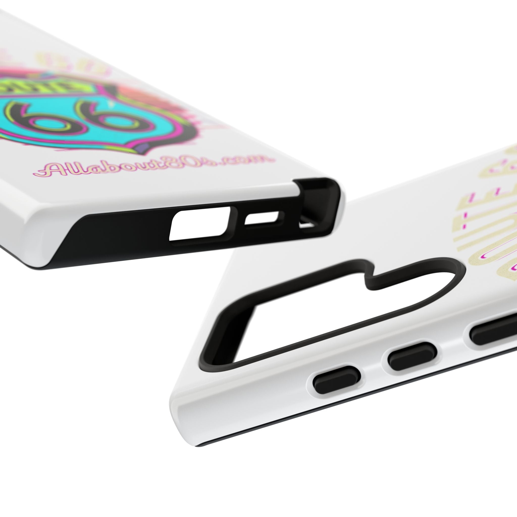 Route 66 Neon Phone Case — Retro Road Trip iPhone Cover