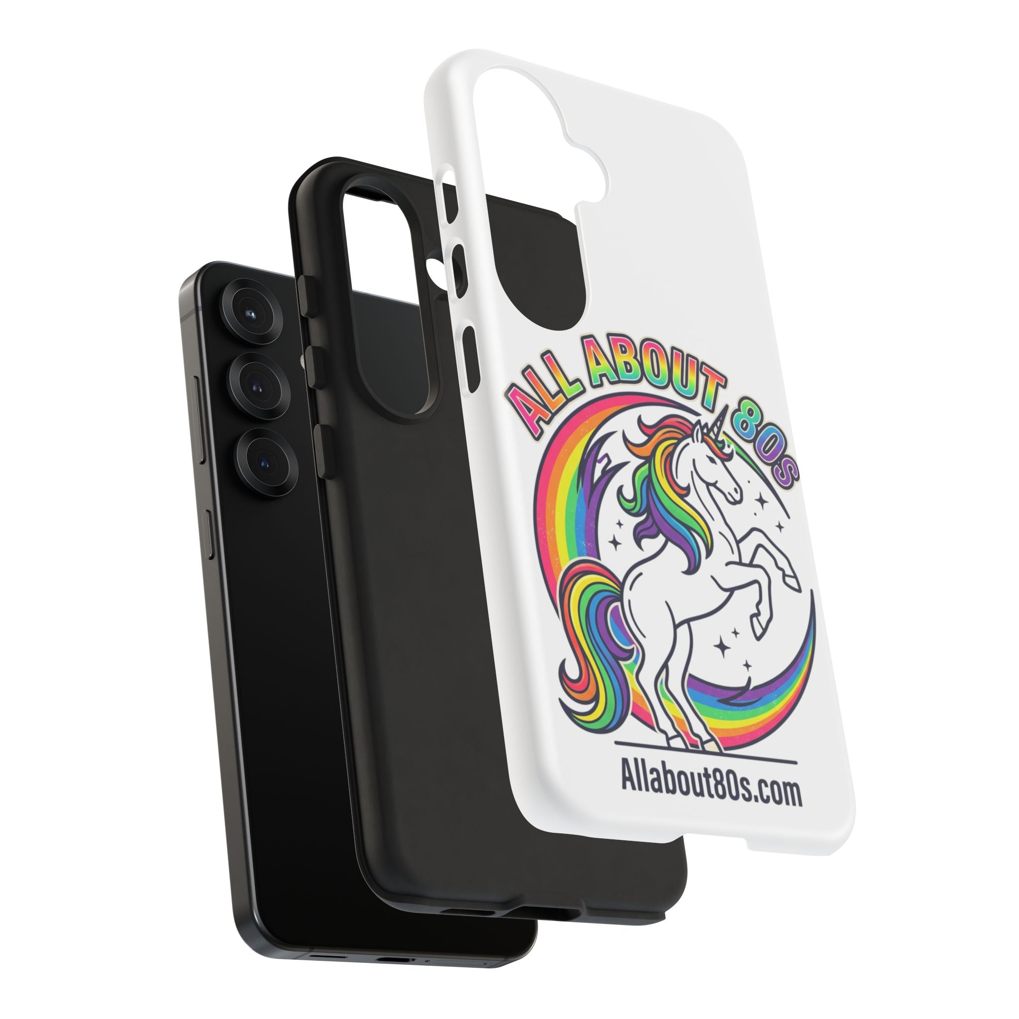 All About 80s Rainbow Unicorn Phone Case