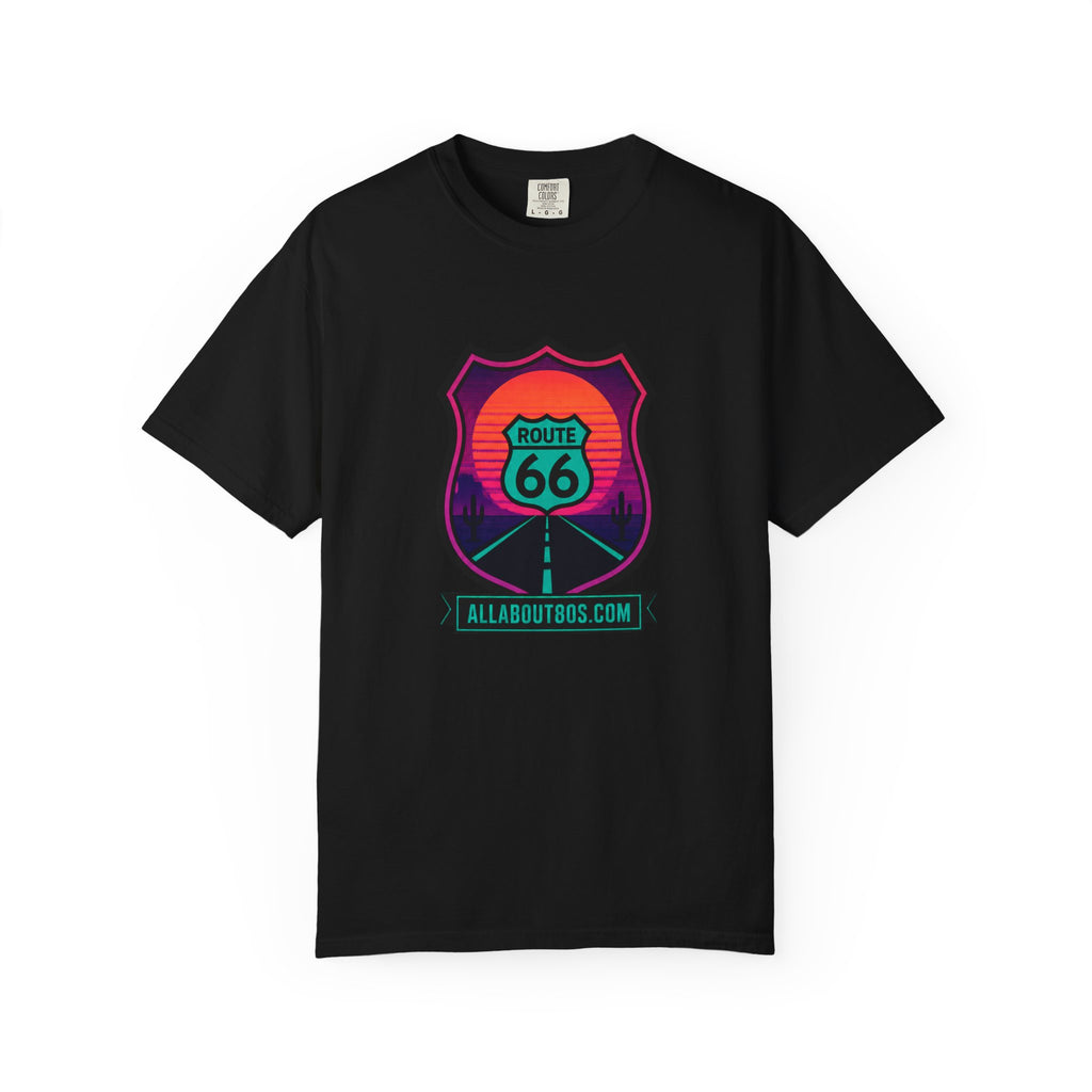 Route 66 Sunset T‑Shirt — Retro Roadtrip Graphic Tee