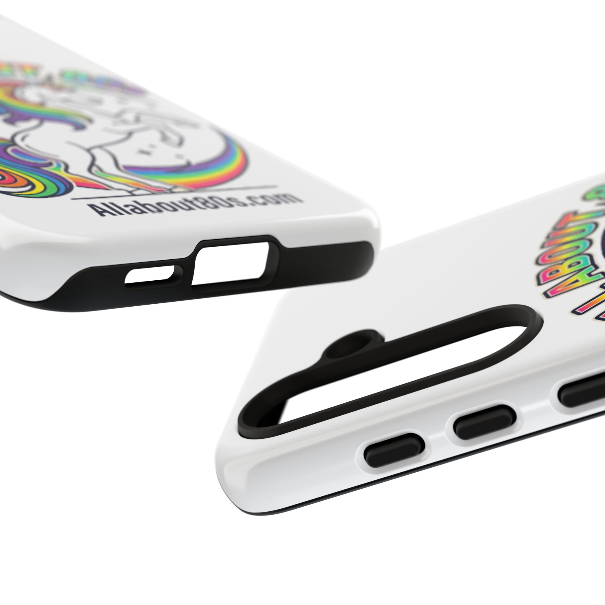 All About 80s Rainbow Unicorn Phone Case