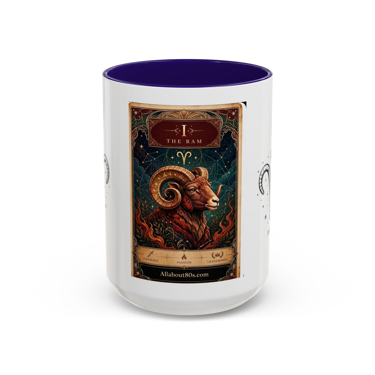 Aries Zodiac Ram Mug — Astrological Coffee Cup (11oz & 15oz)