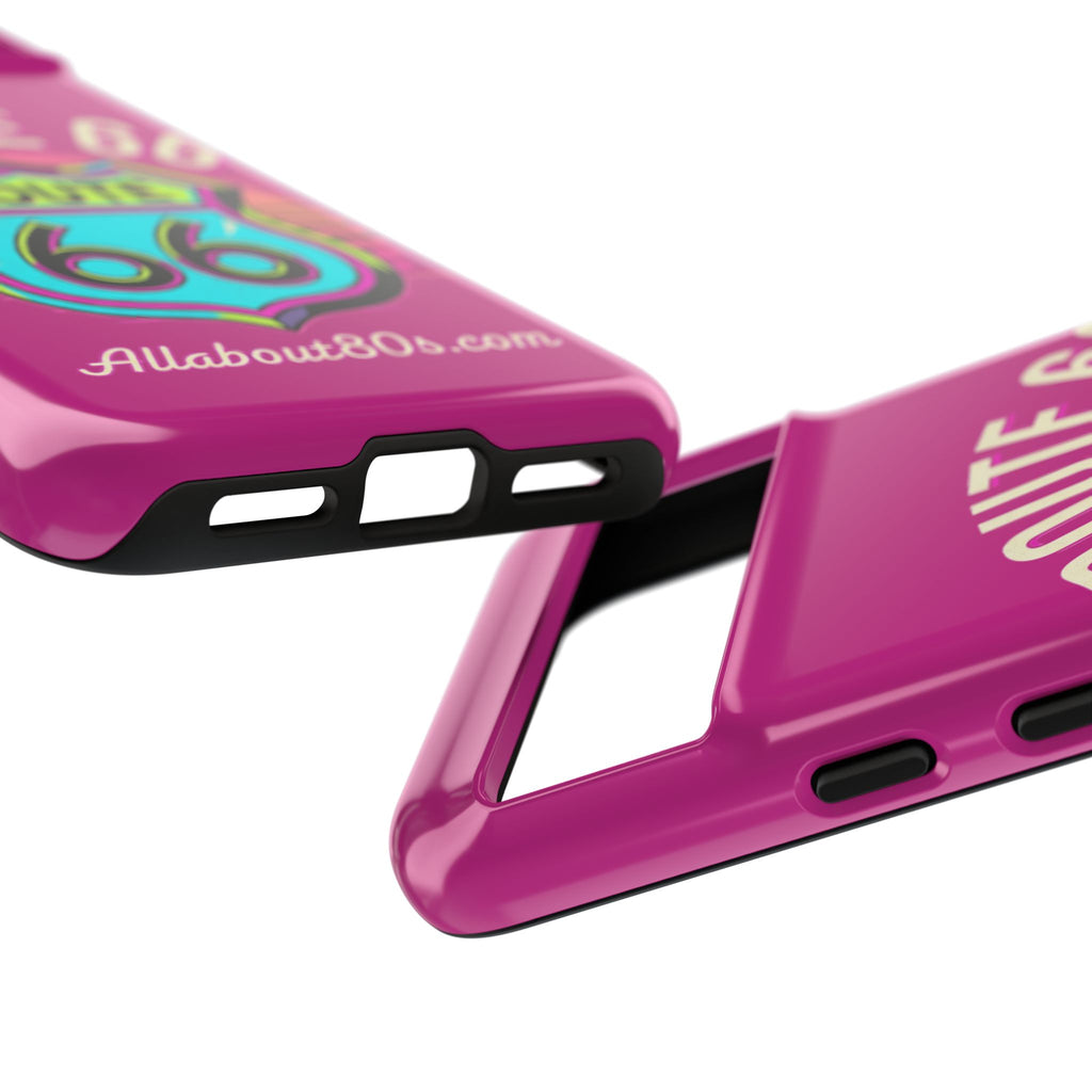 Route 66 Phone Case — Retro Neon Road Trip iPhone Cover