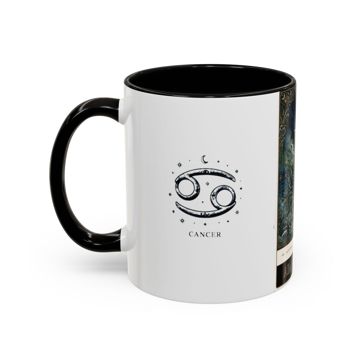 Cancer Zodiac Mug — Minimal Astrological Coffee Cup (11oz/15oz)
