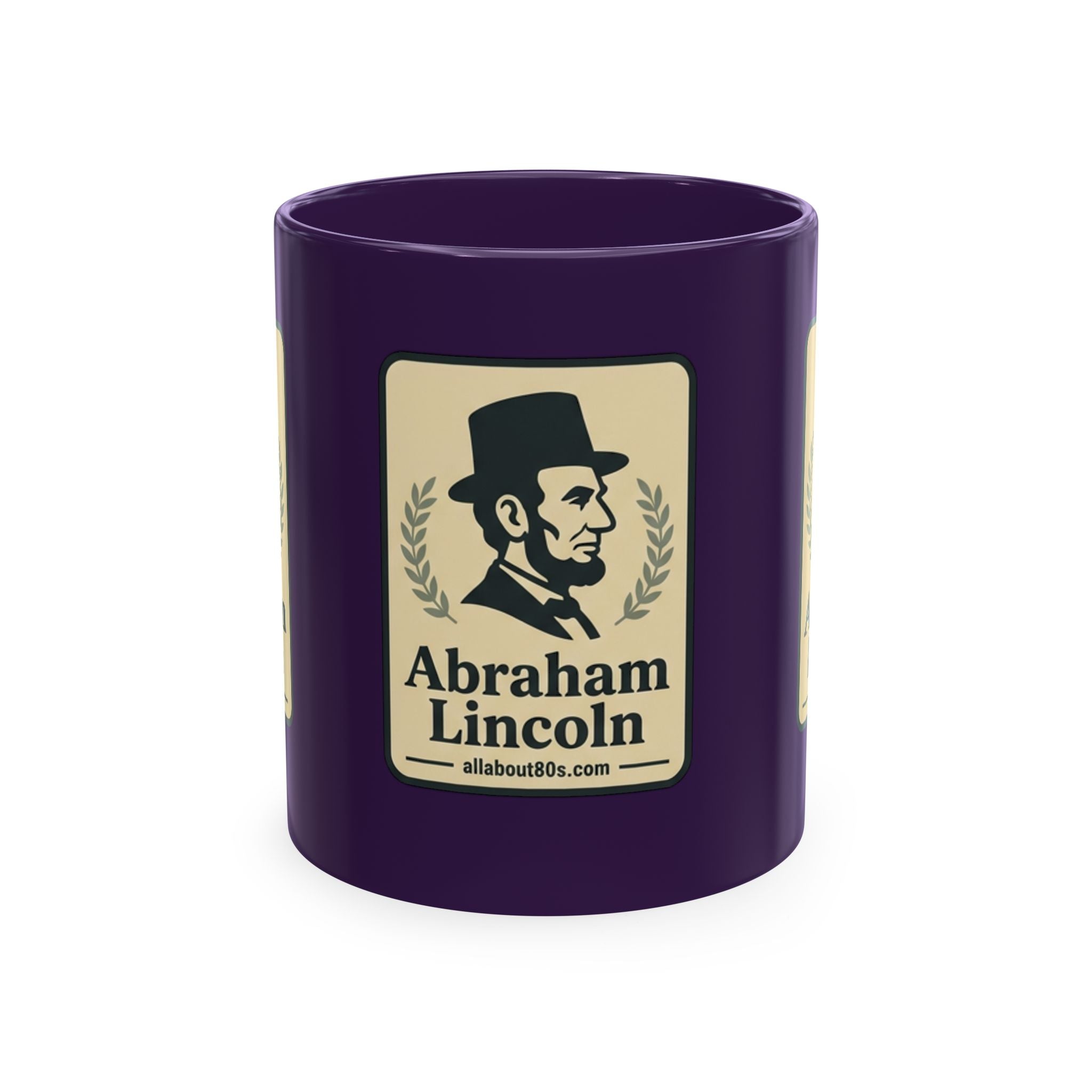 Abraham Lincoln Ceramic Mug – Vintage Portrait Political History Coffee Cup